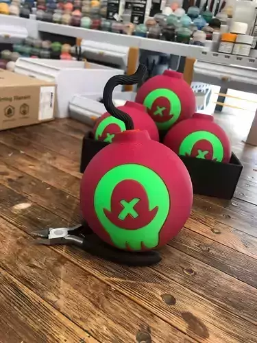Hazbin Hotel Cherri bomb props 3D print model