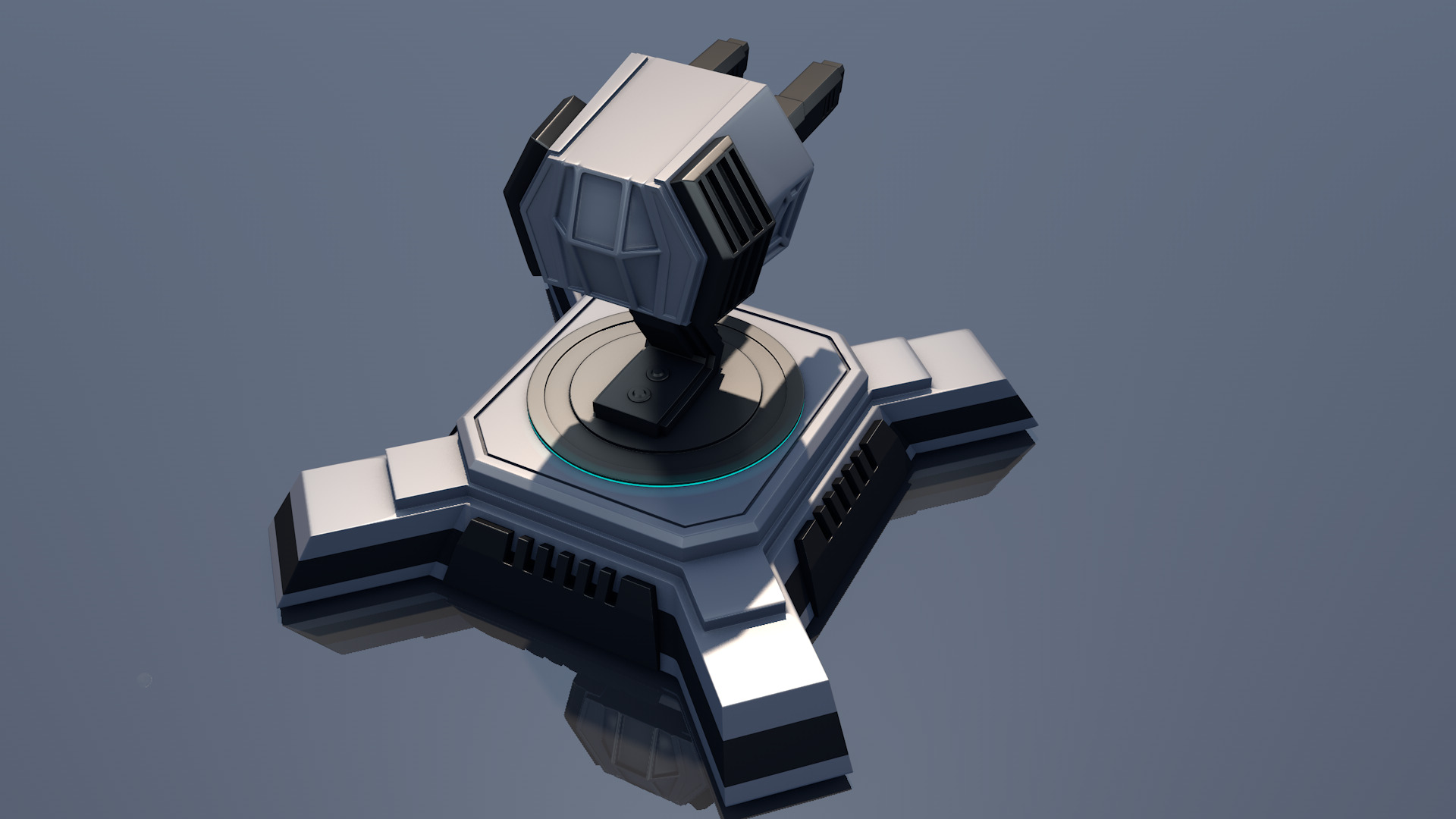 Machine Gun 3D model_4