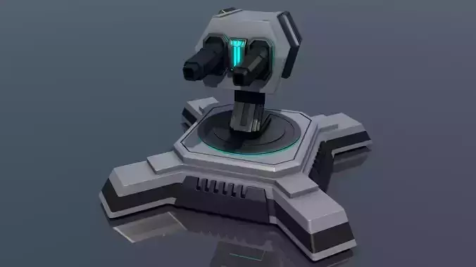 Machine Gun 3D model