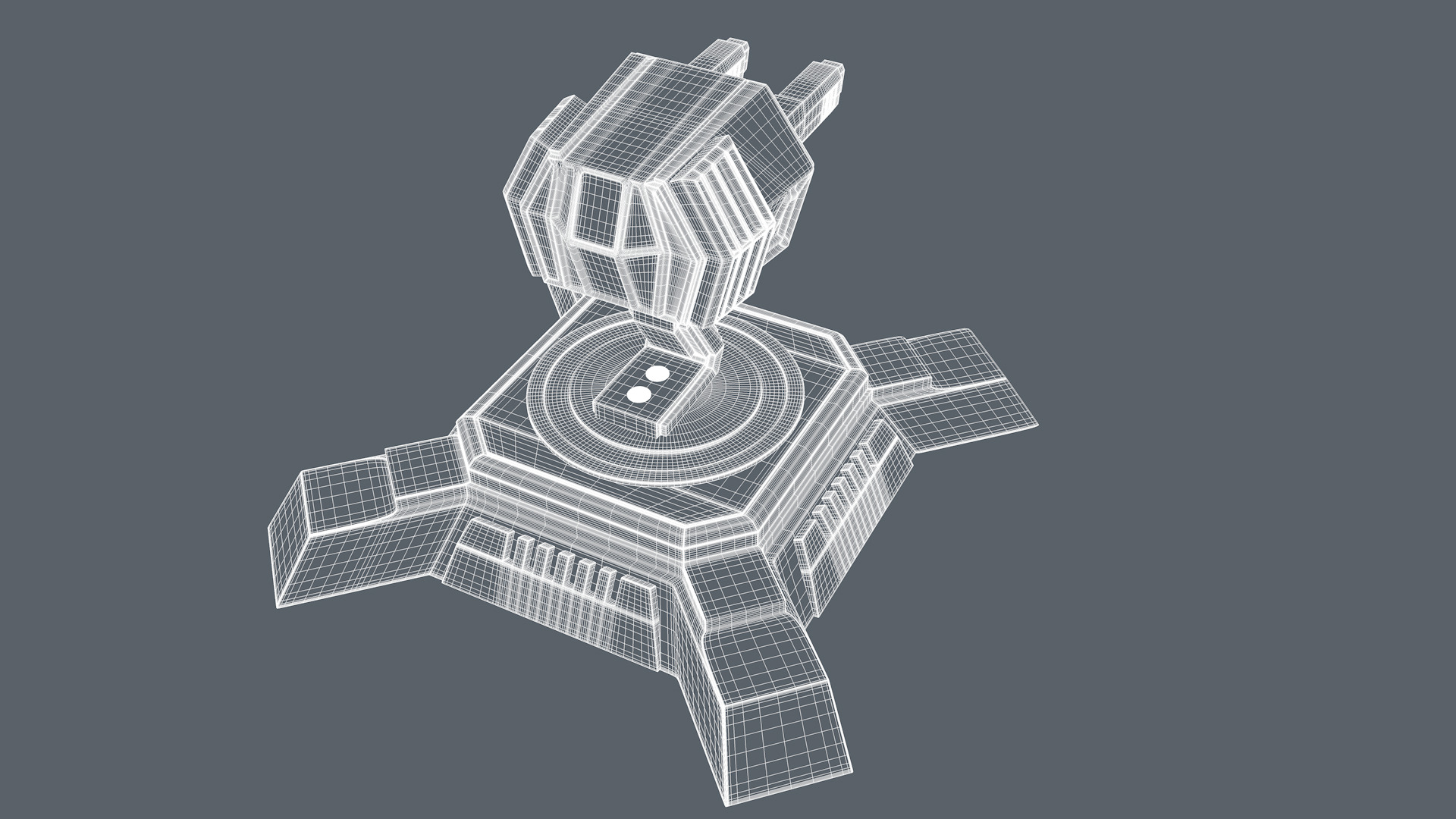 Machine Gun 3D model_12