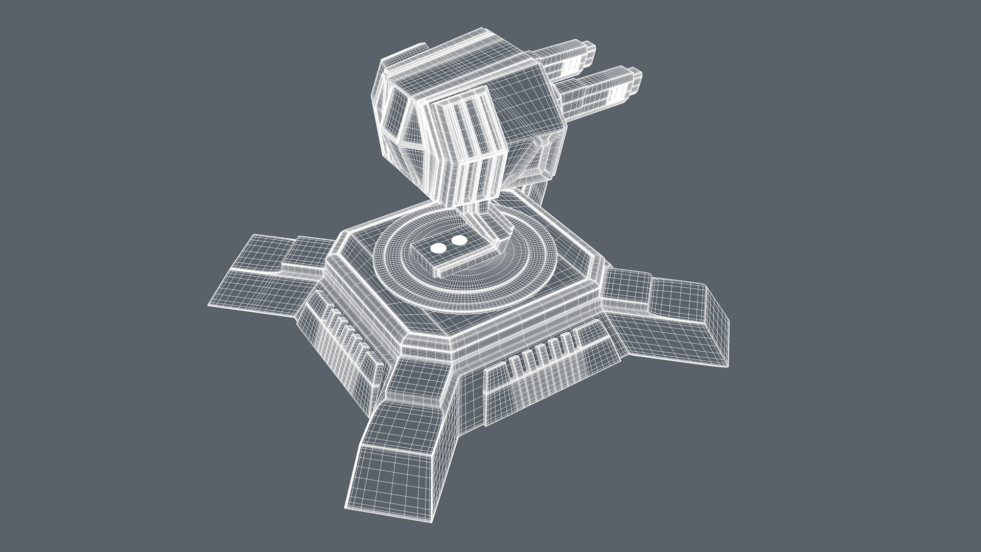 Machine Gun 3D model_11