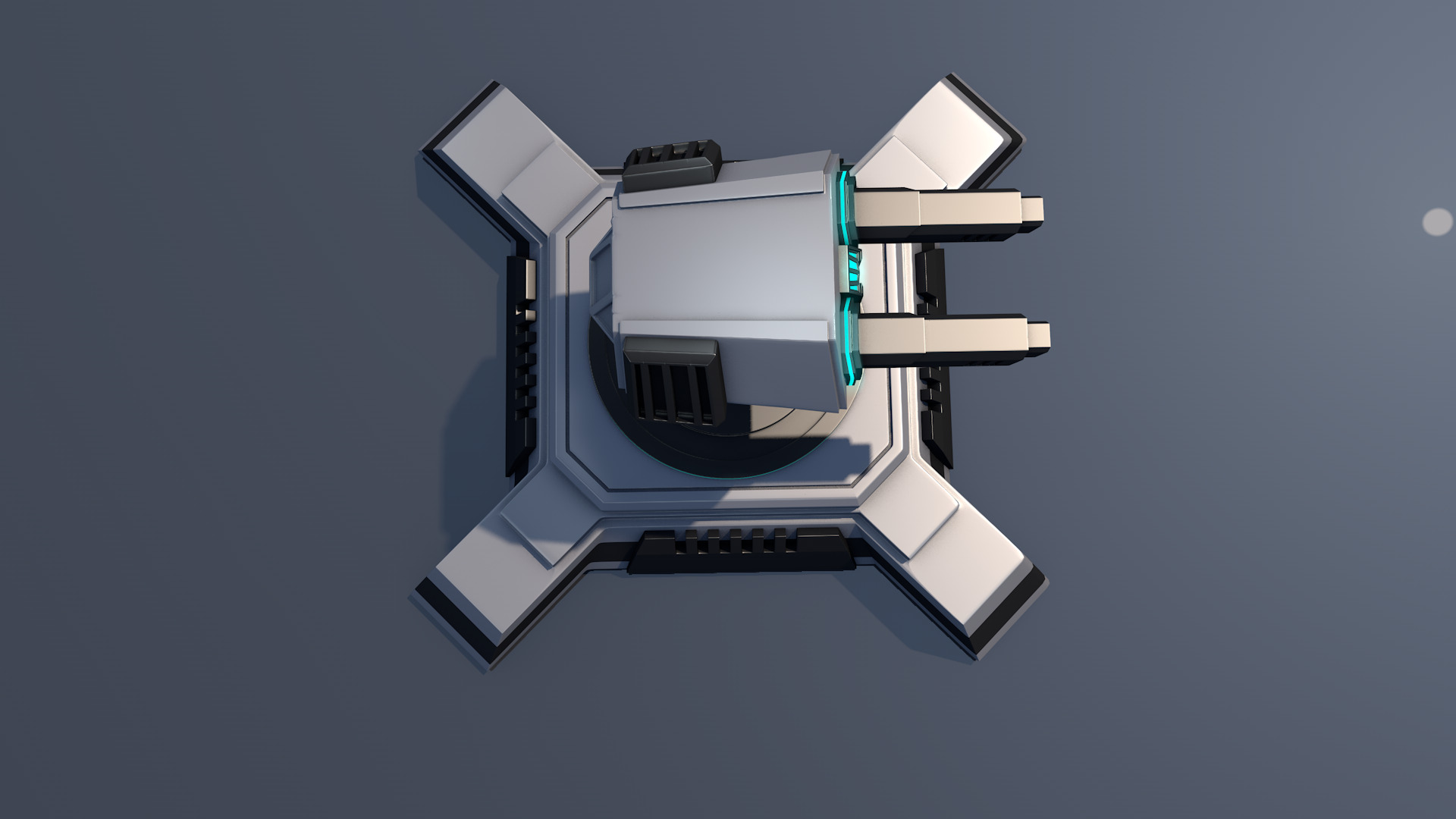 Machine Gun 3D model_5