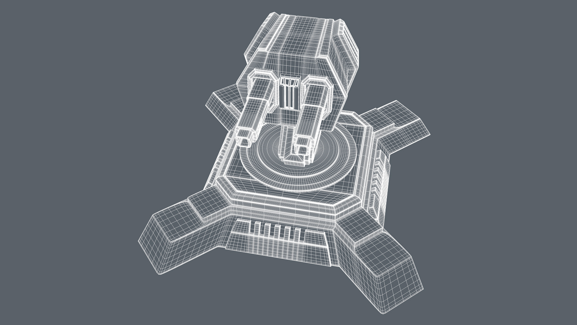 Machine Gun 3D model_9