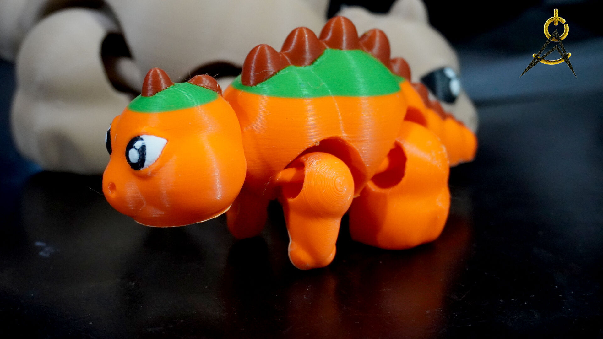 Dinosaurio Articulado 3D print model_9