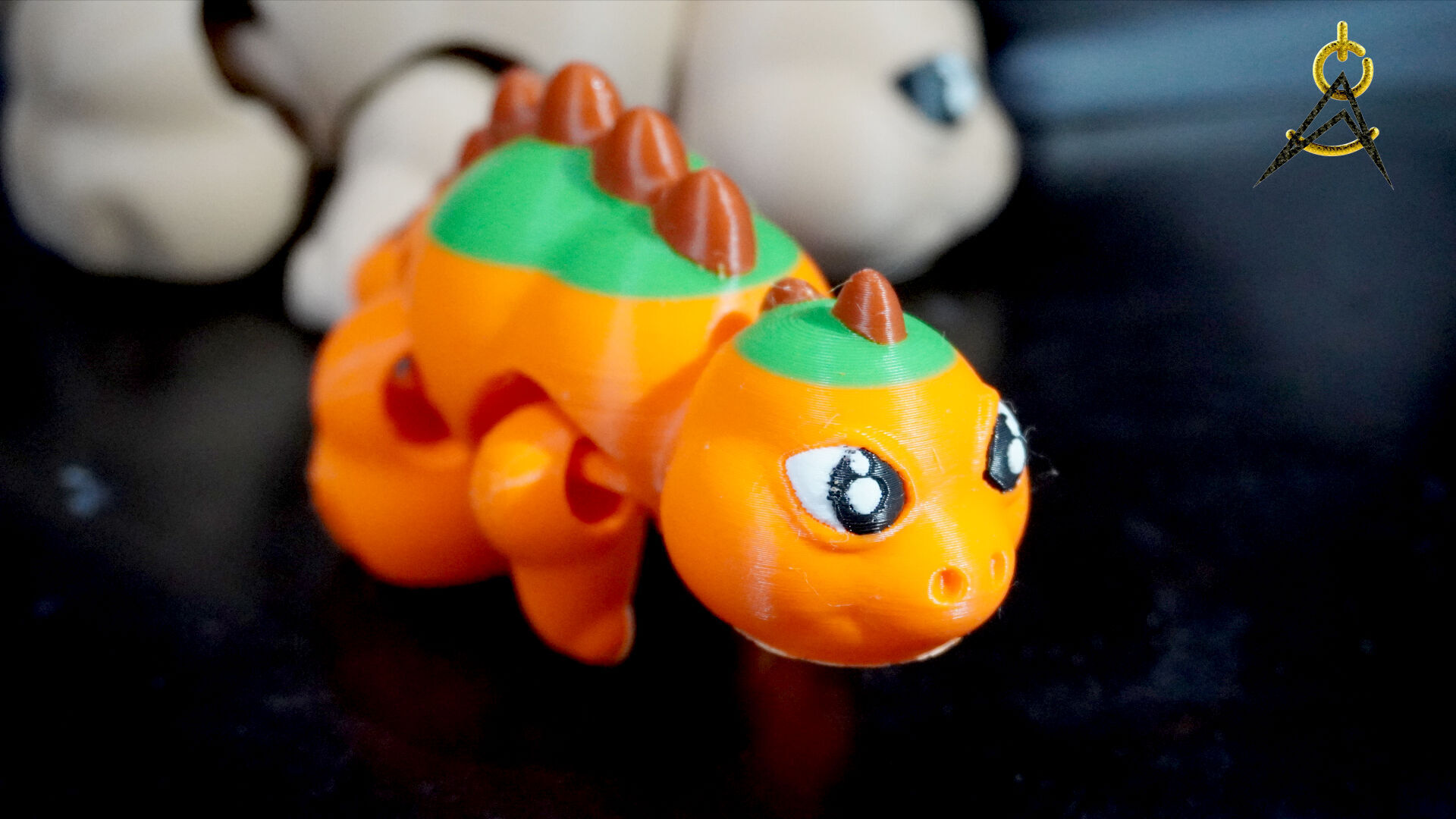 Dinosaurio Articulado 3D print model_10