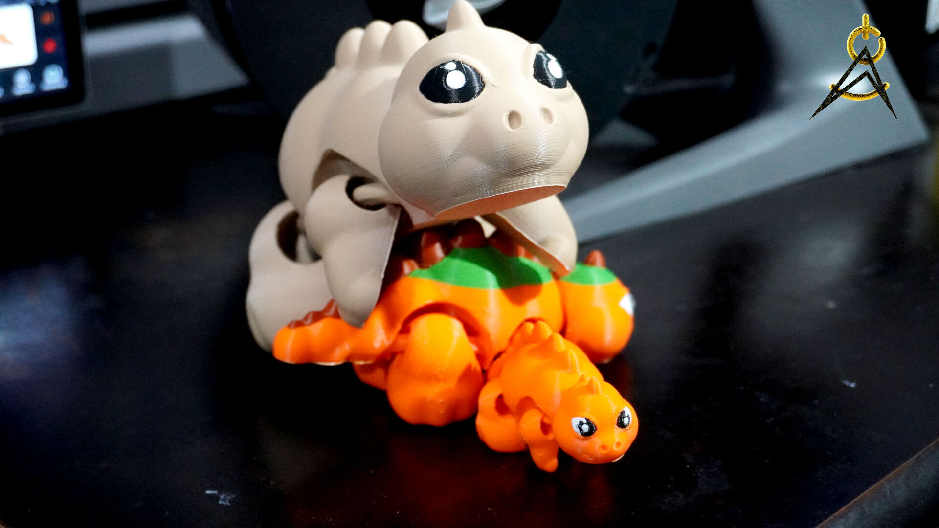 Dinosaurio Articulado 3D print model_8