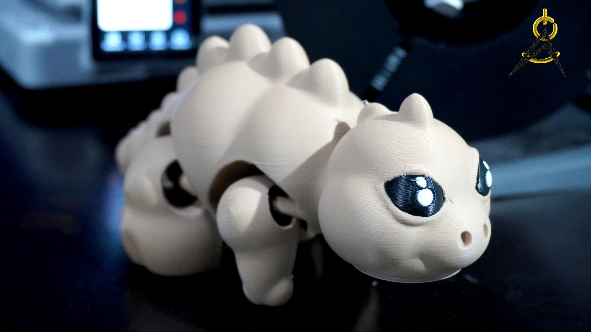 Dinosaurio Articulado 3D print model_2