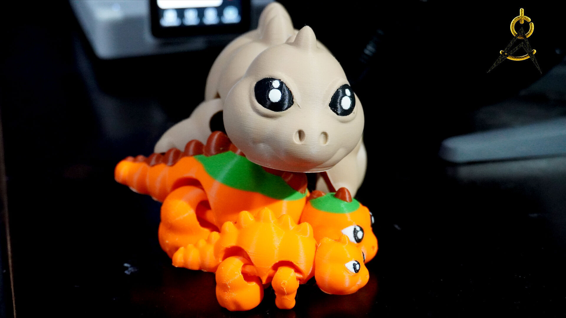 Dinosaurio Articulado 3D print model_7