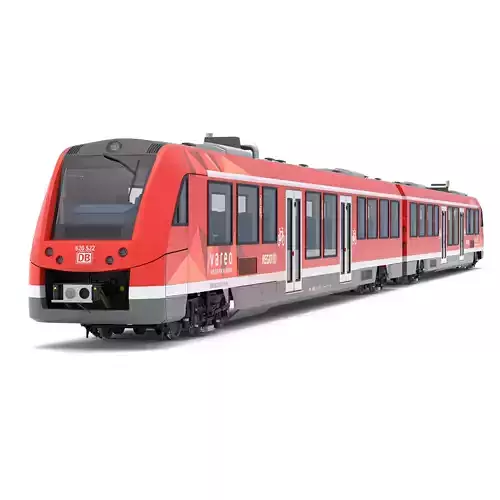 DB Regio Alstom Coradia LINT 54 Train 3D model