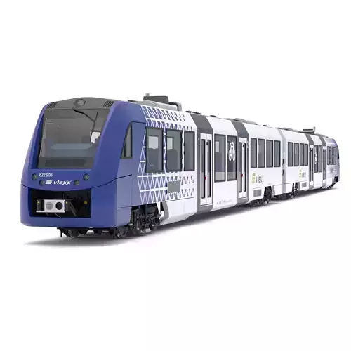 Vlexx Alstom Coradia LINT 54 Train 3D model