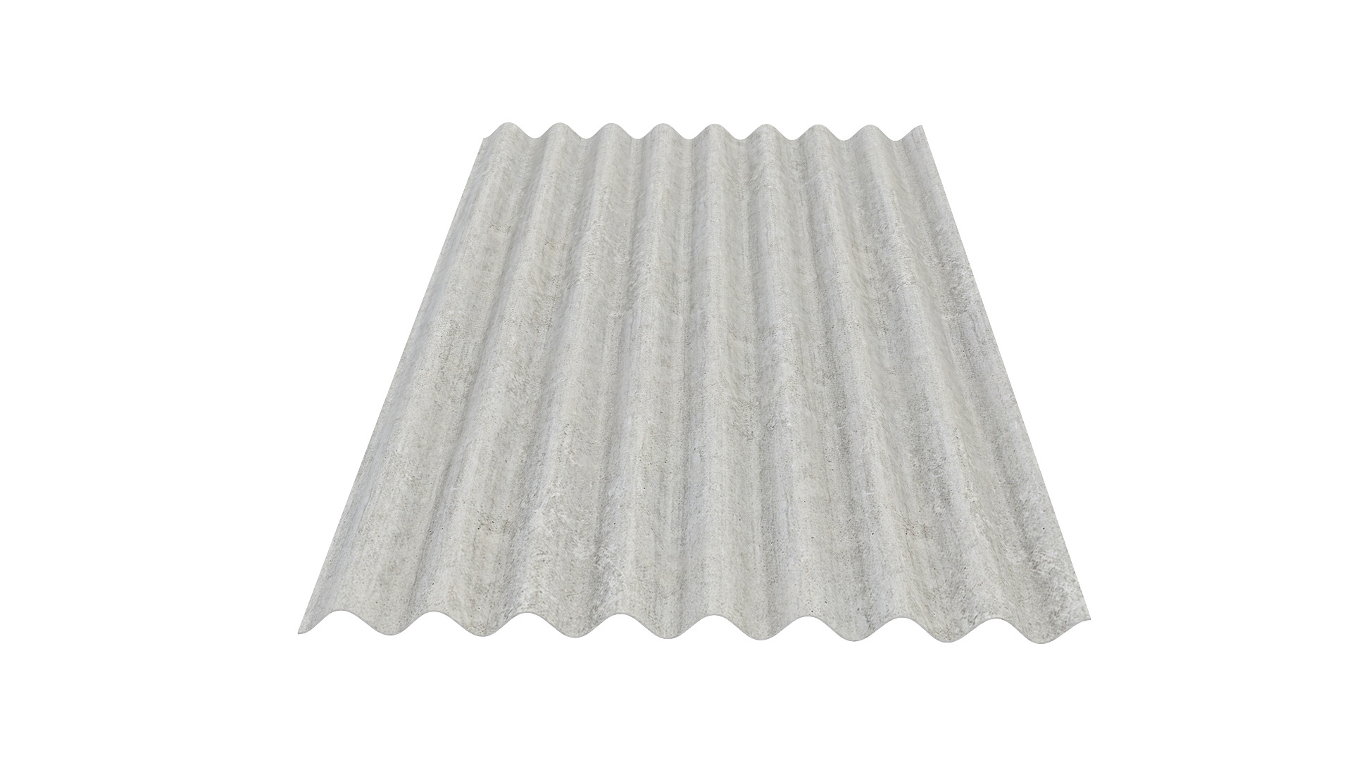 Concrete Roof Tile 3D model_5