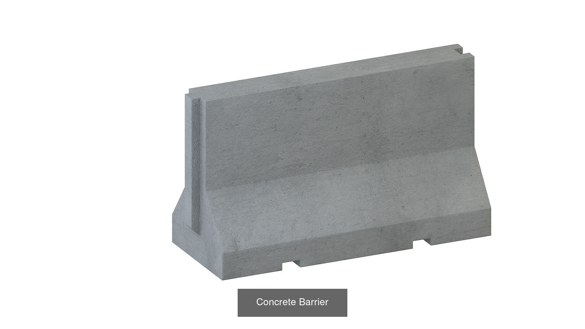 Concrete House Building Materials  3D Model Collection_1