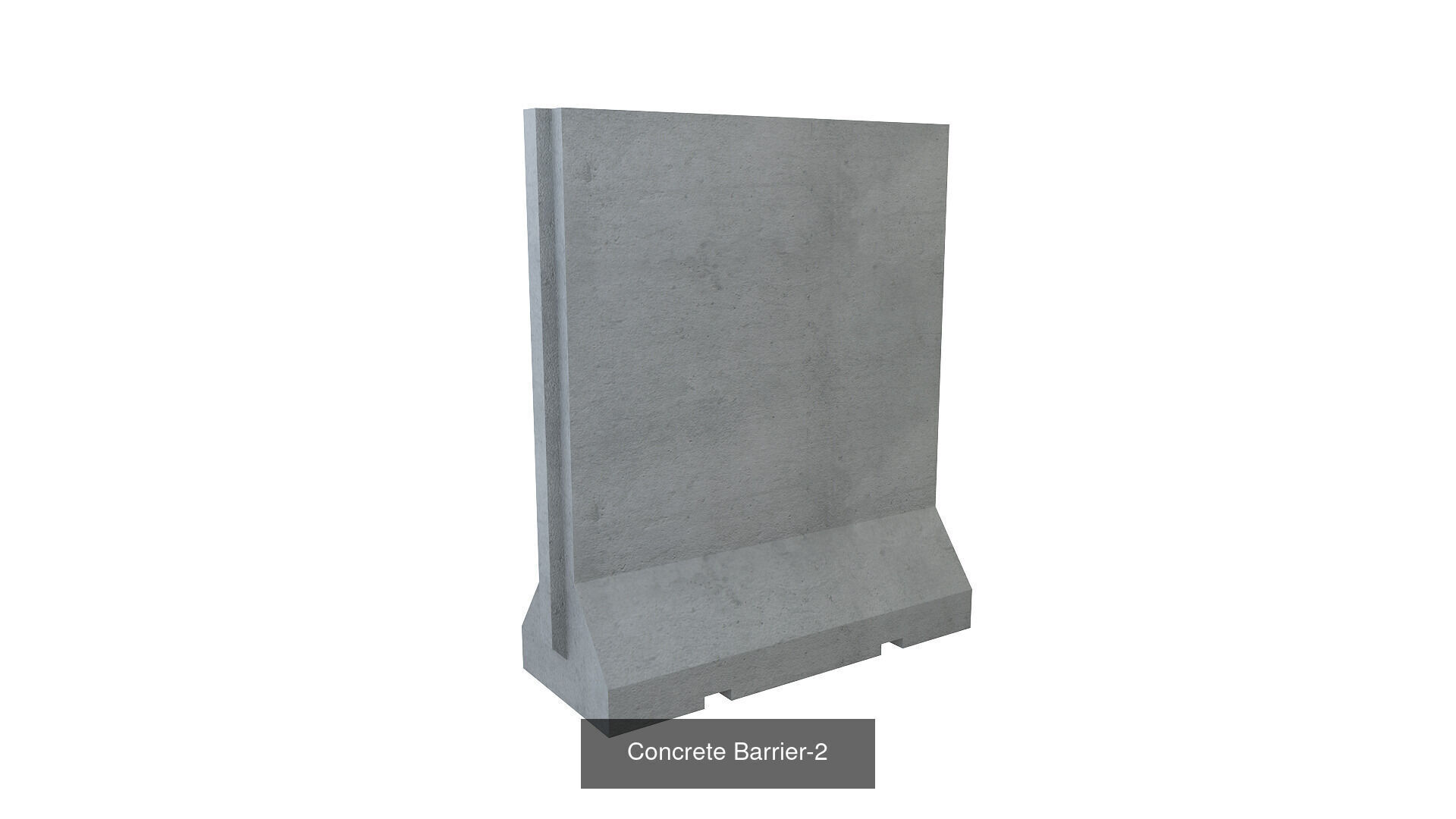 Concrete House Building Materials  3D Model Collection_2