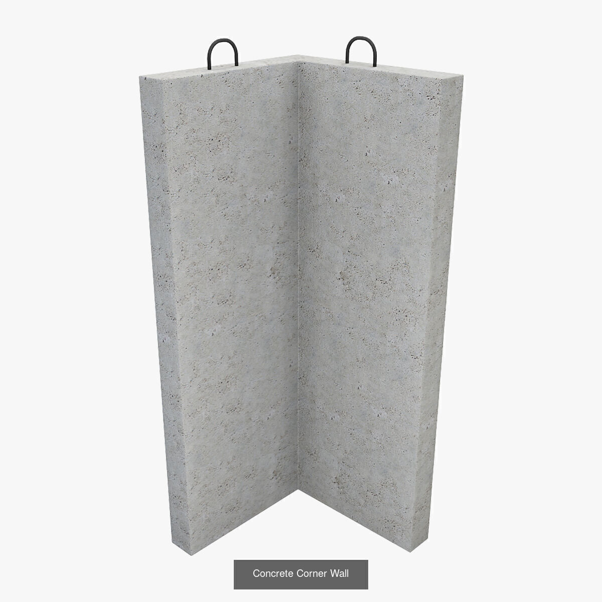 Concrete House Building Materials  3D Model Collection_12
