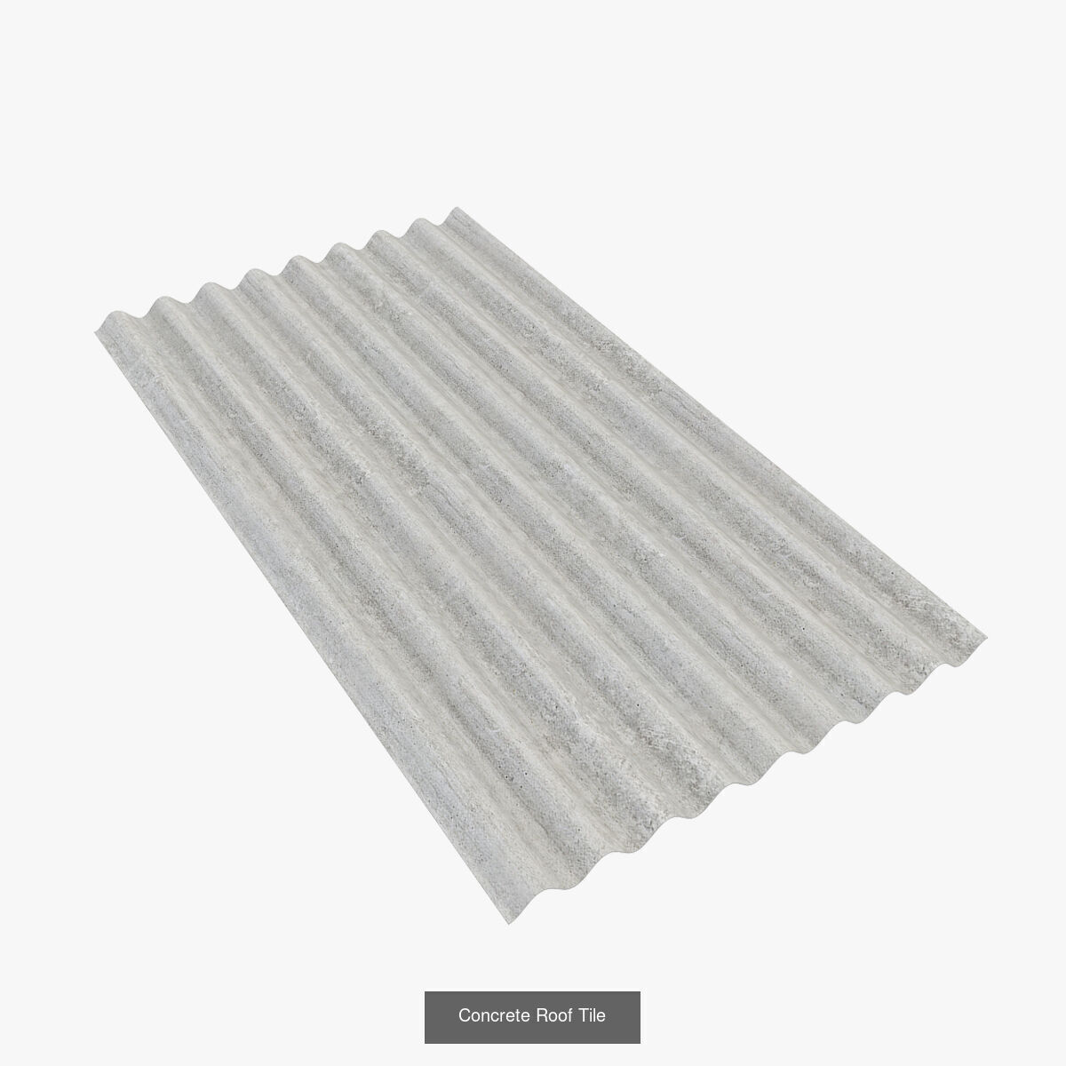 Concrete House Building Materials  3D Model Collection_14