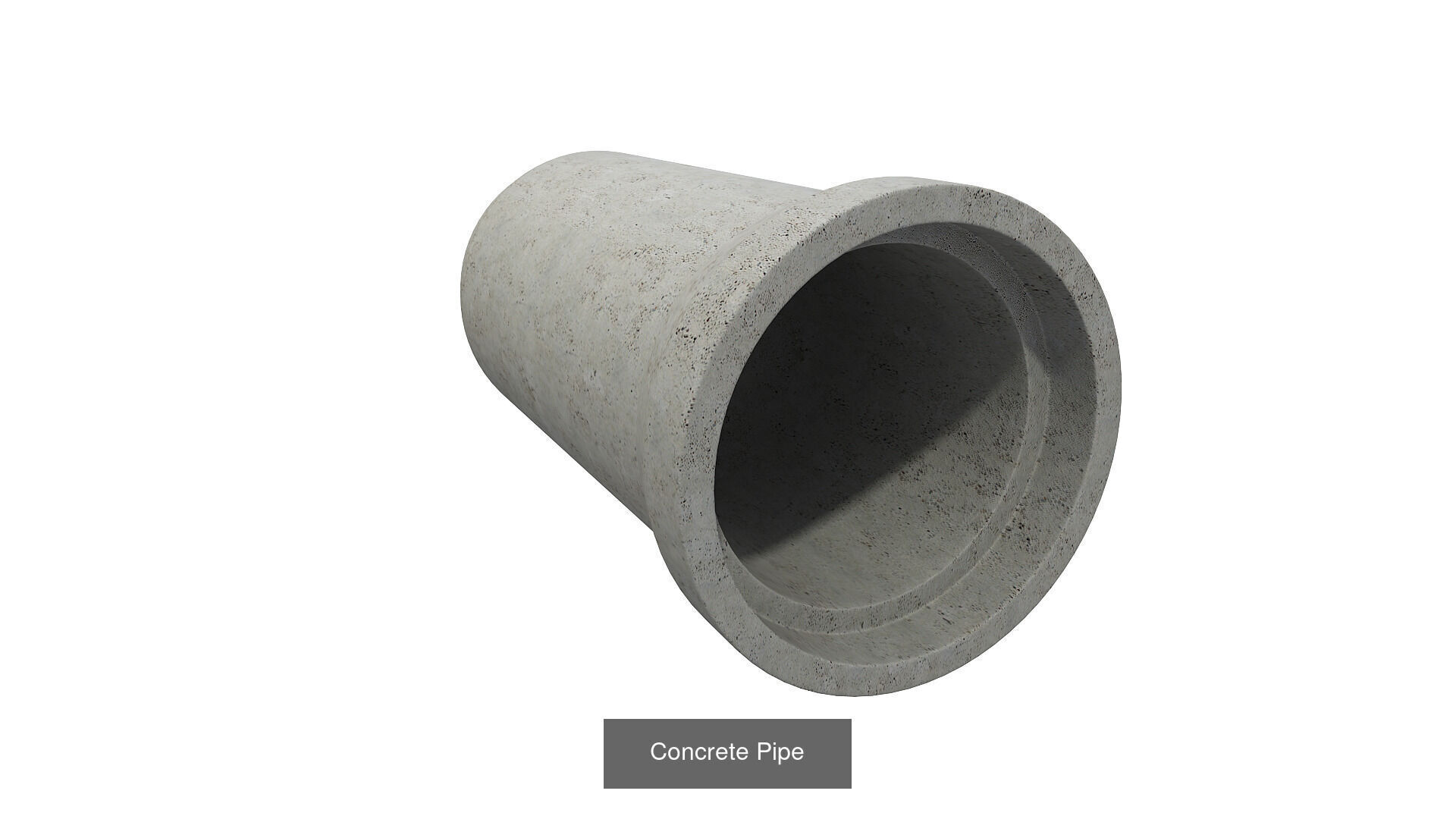Concrete House Building Materials  3D Model Collection_4