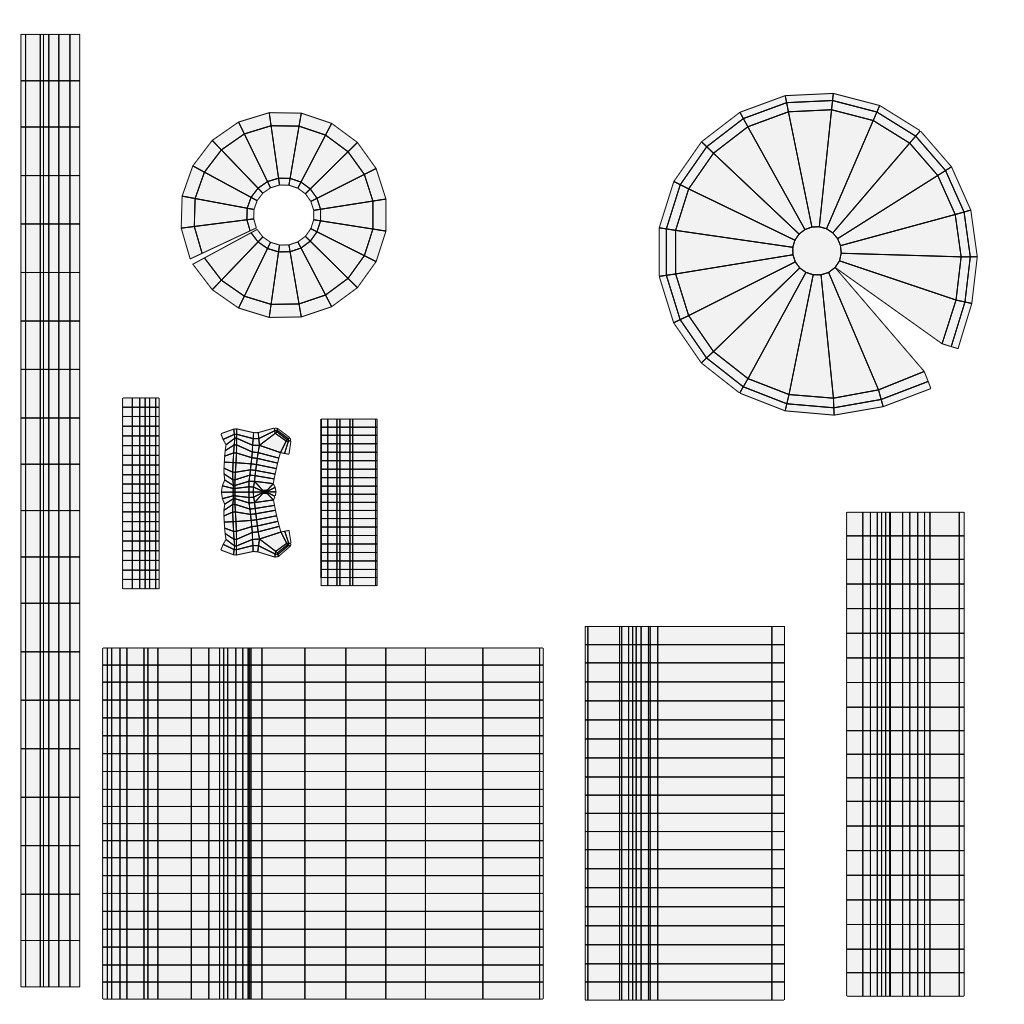 Chess Pieces 3D Model Low-poly 3D model_7