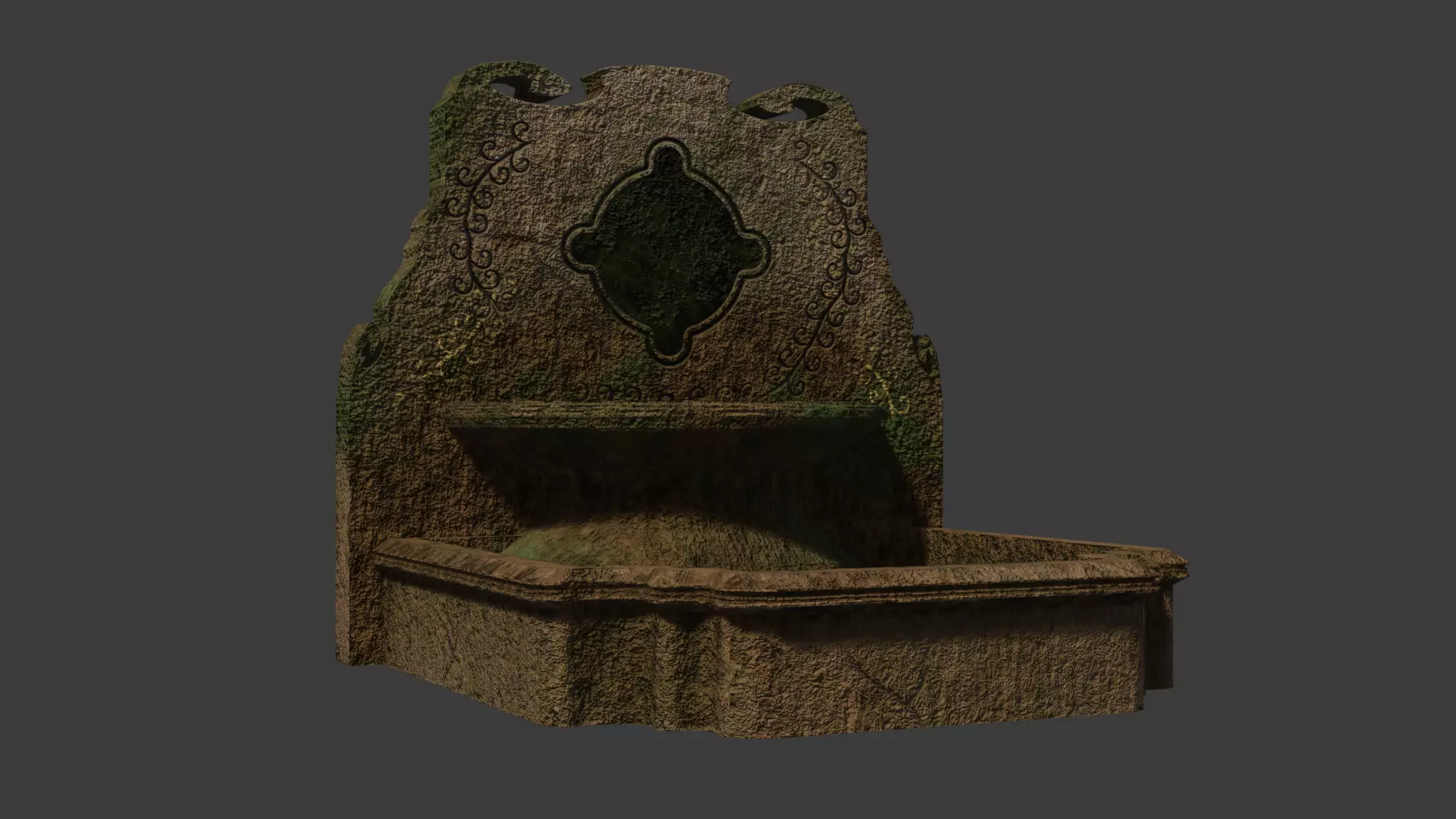 Fountain 3D model_0