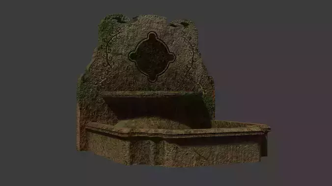 Fountain 3D model Fountain 3D model