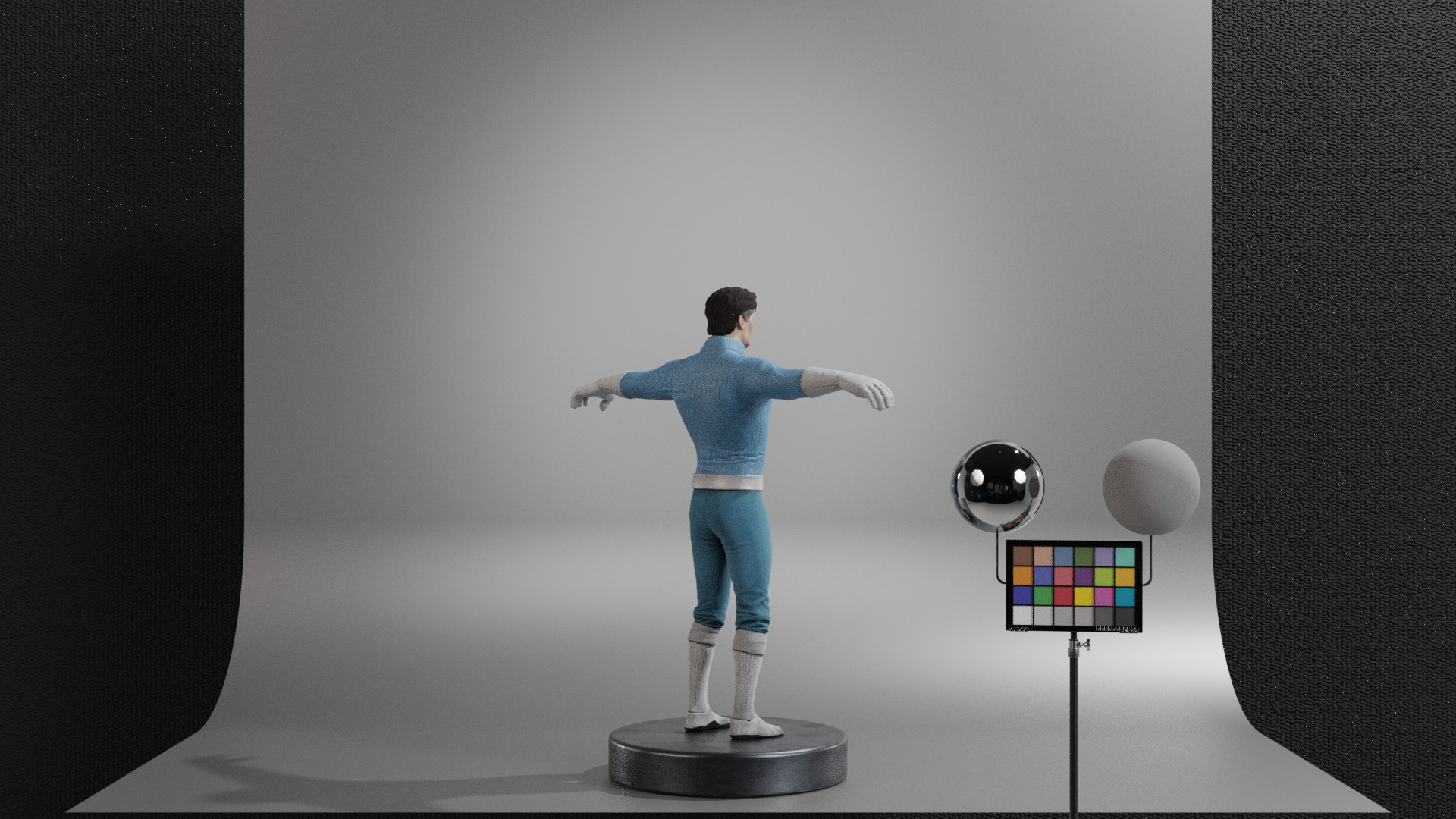 Mister Fantastic Low-poly 3D model_4