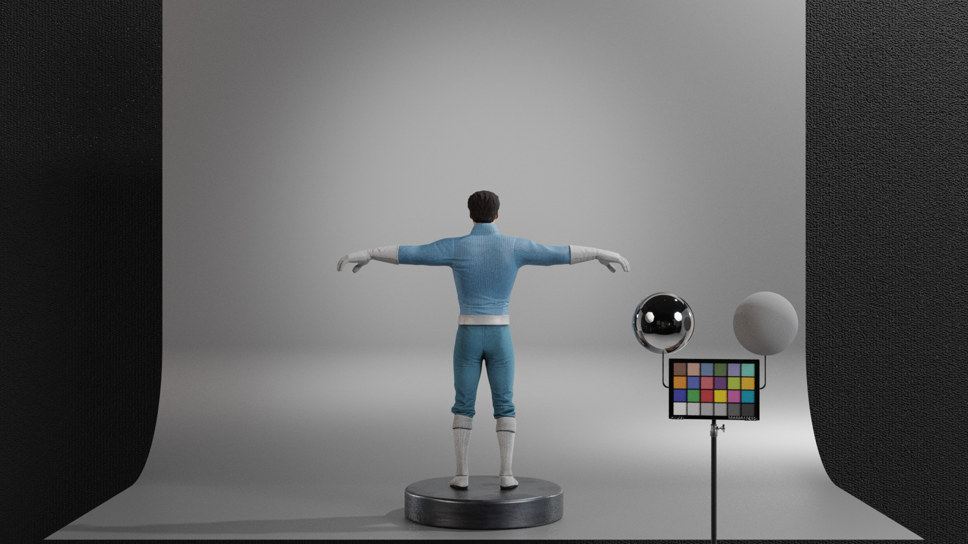 Mister Fantastic Low-poly 3D model_5