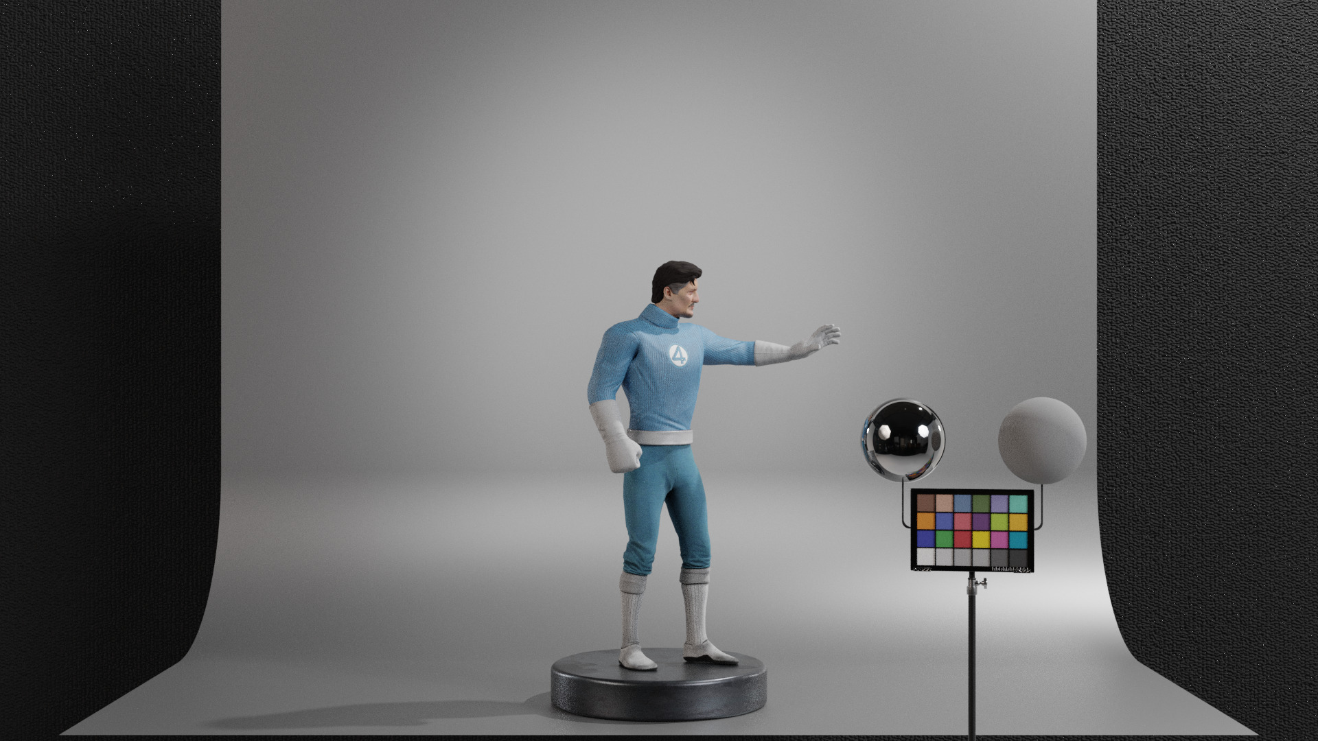 Mister Fantastic Low-poly 3D model_11