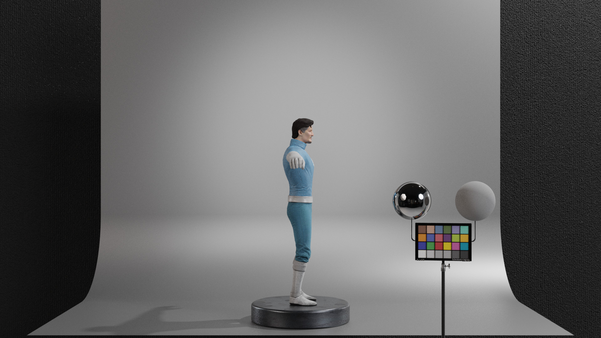 Mister Fantastic Low-poly 3D model_3