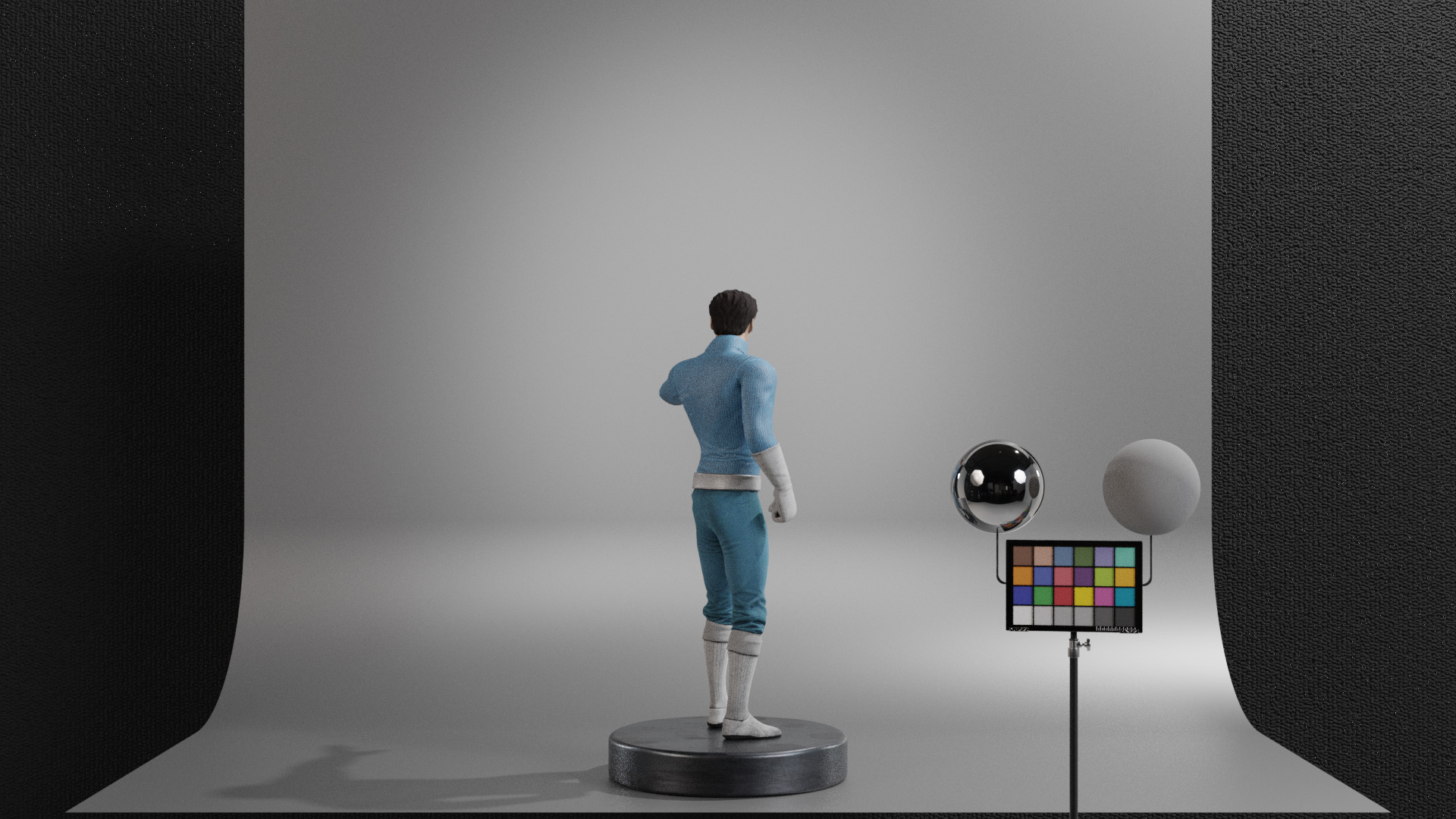 Mister Fantastic Low-poly 3D model_13