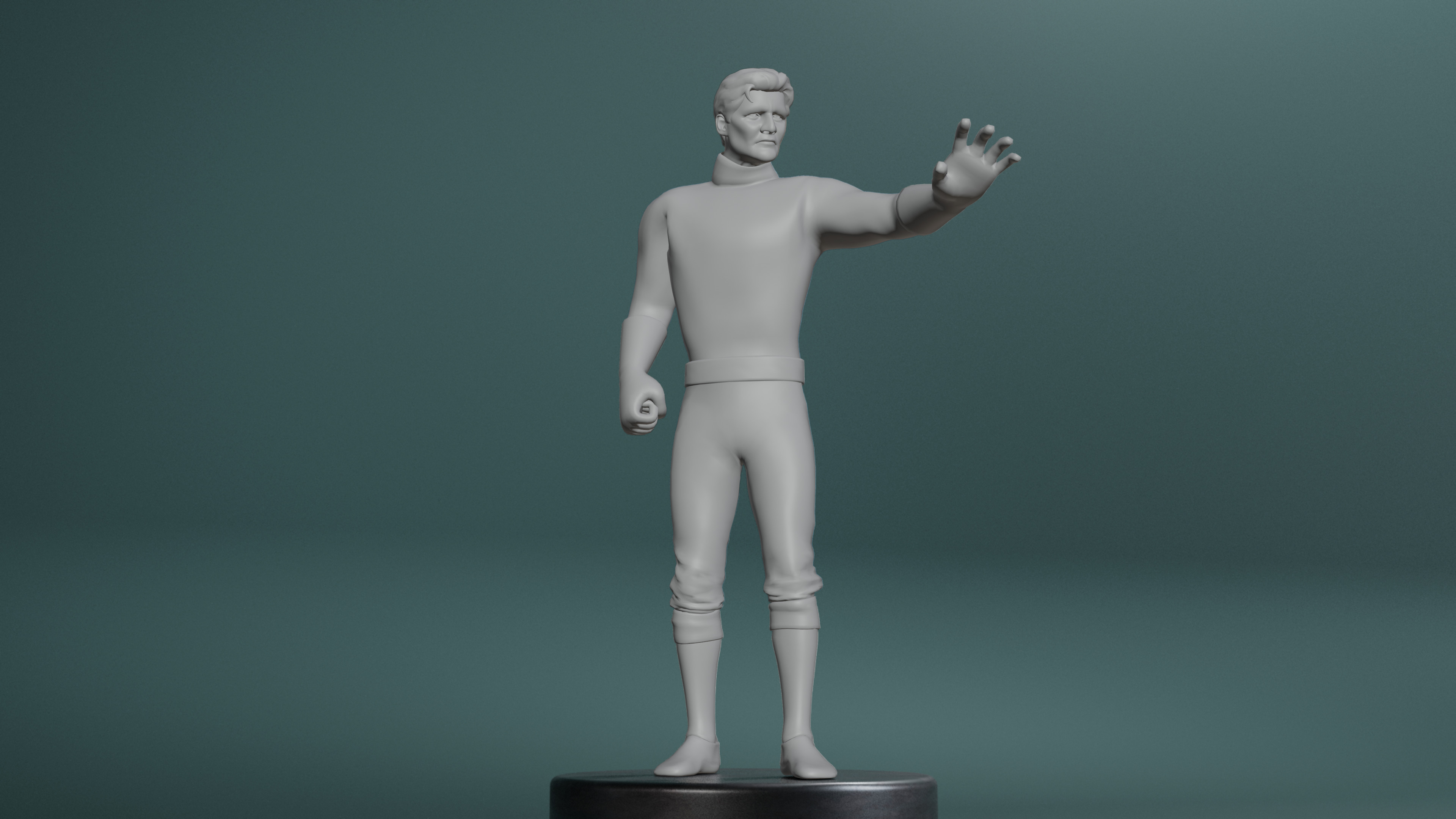 Mister Fantastic Low-poly 3D model_18