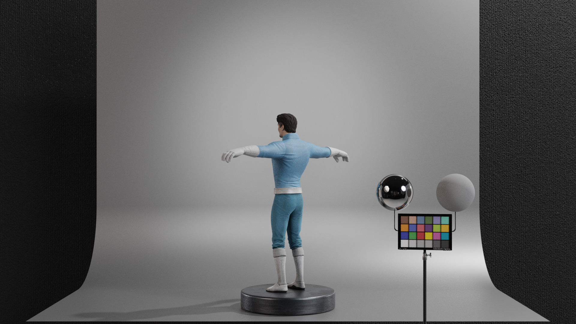 Mister Fantastic Low-poly 3D model_6