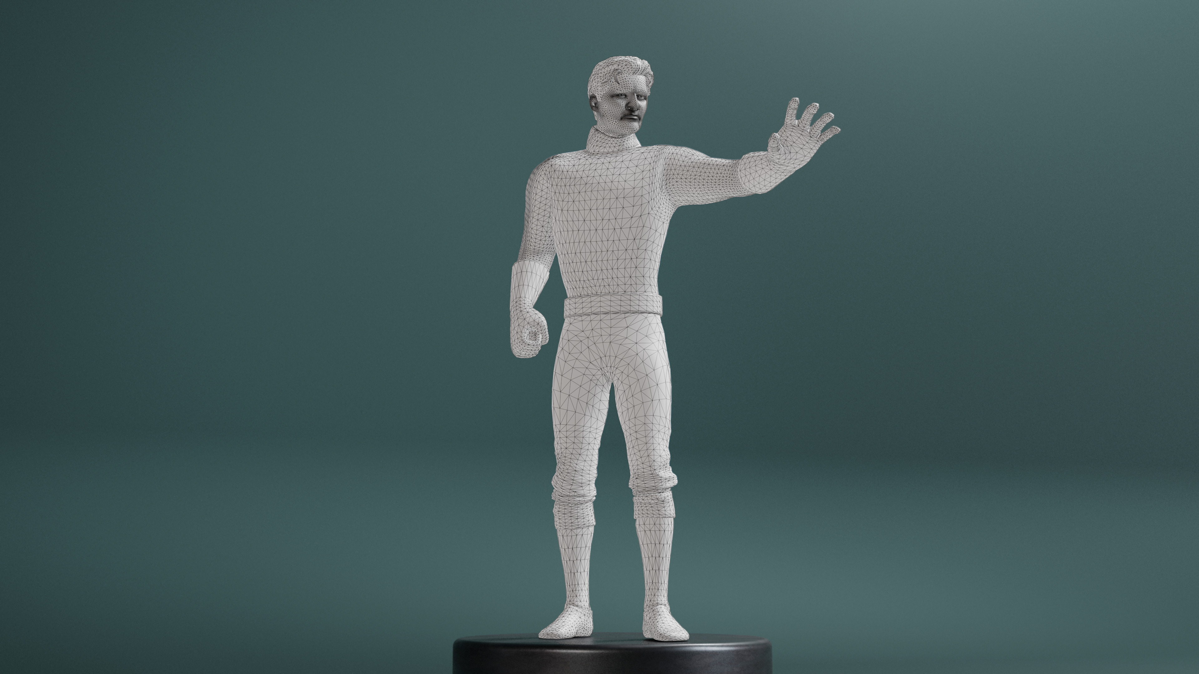 Mister Fantastic Low-poly 3D model_19