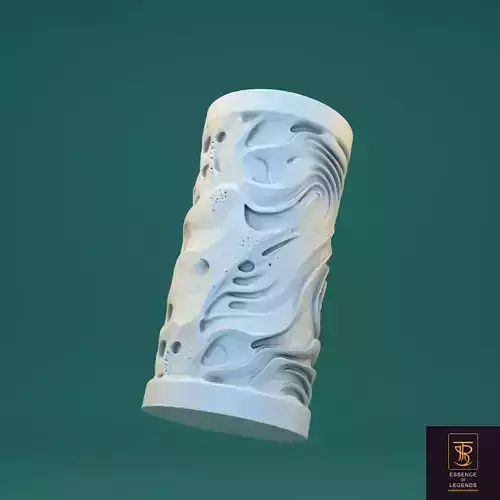 Sculptural candle design - Model W3 Structure 4