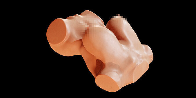 Real Printable Body and  Animation PBR  3D print model
