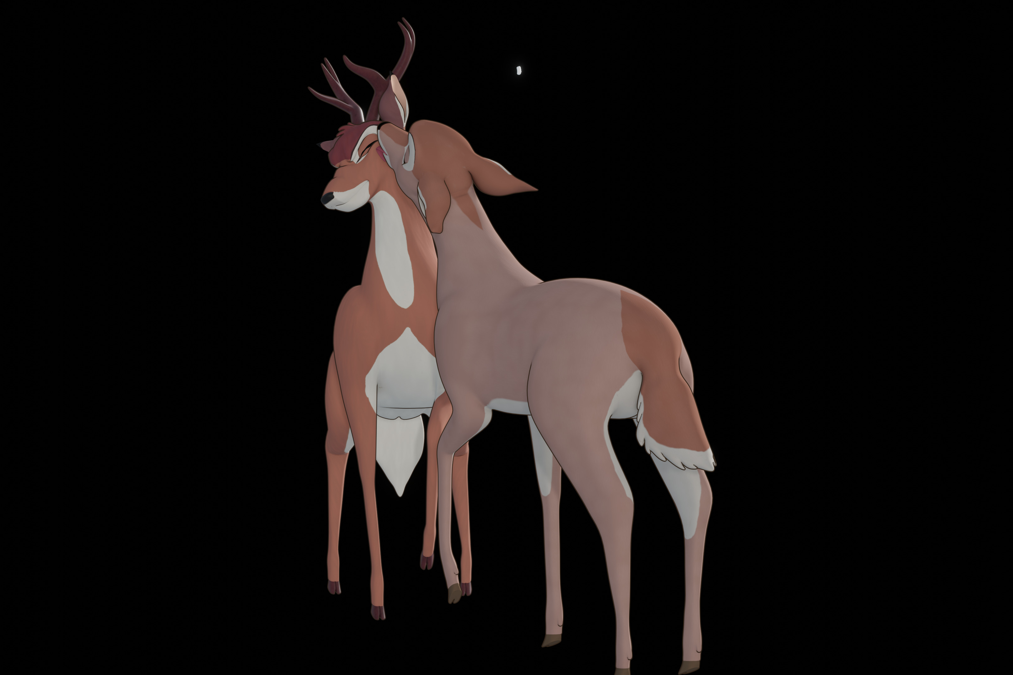 Buck Bambi  Low-poly 3D model_83