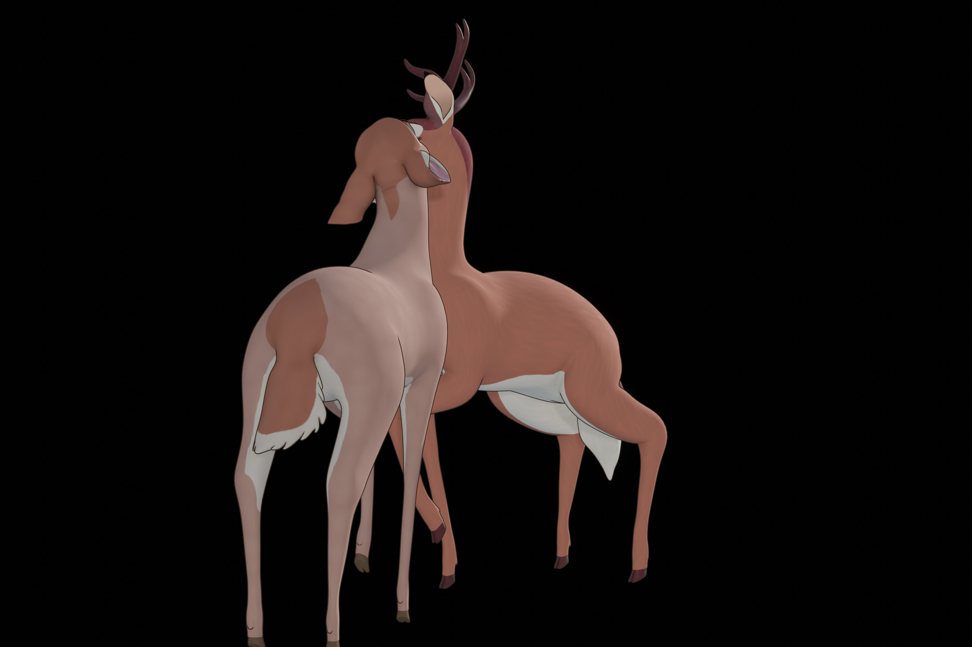 Buck Bambi  Low-poly 3D model_70