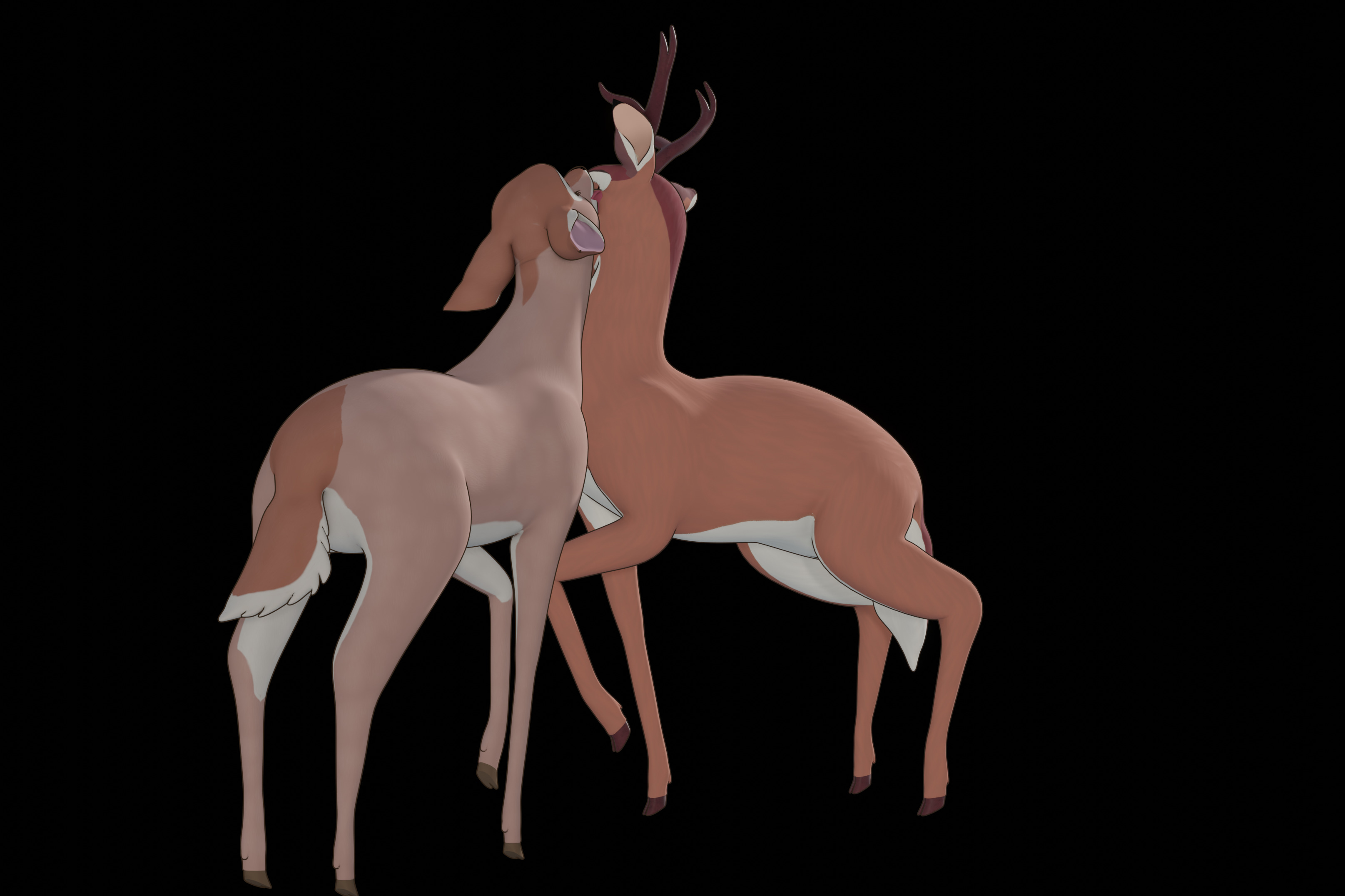 Buck Bambi  Low-poly 3D model_67