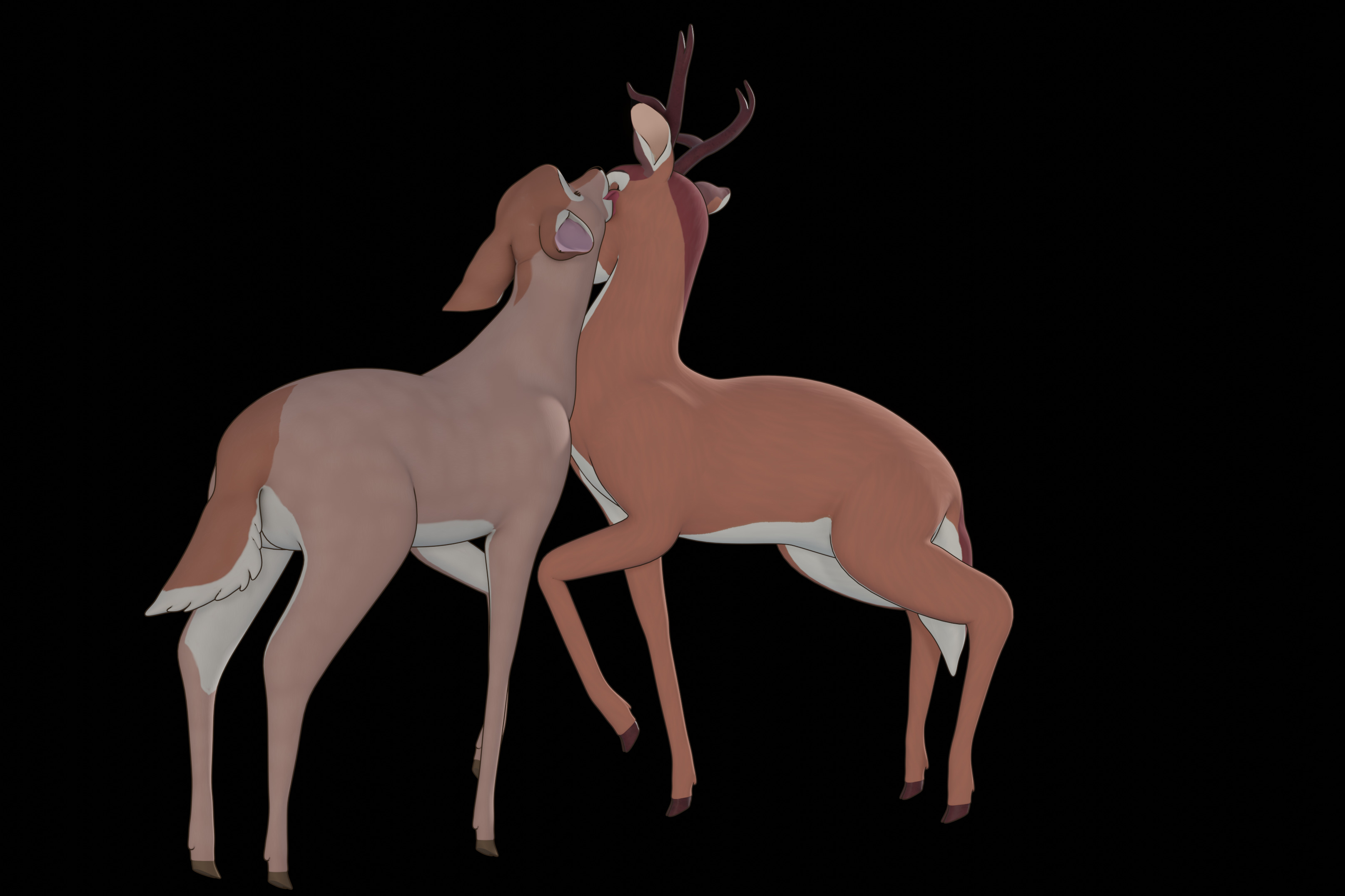 Buck Bambi  Low-poly 3D model_65
