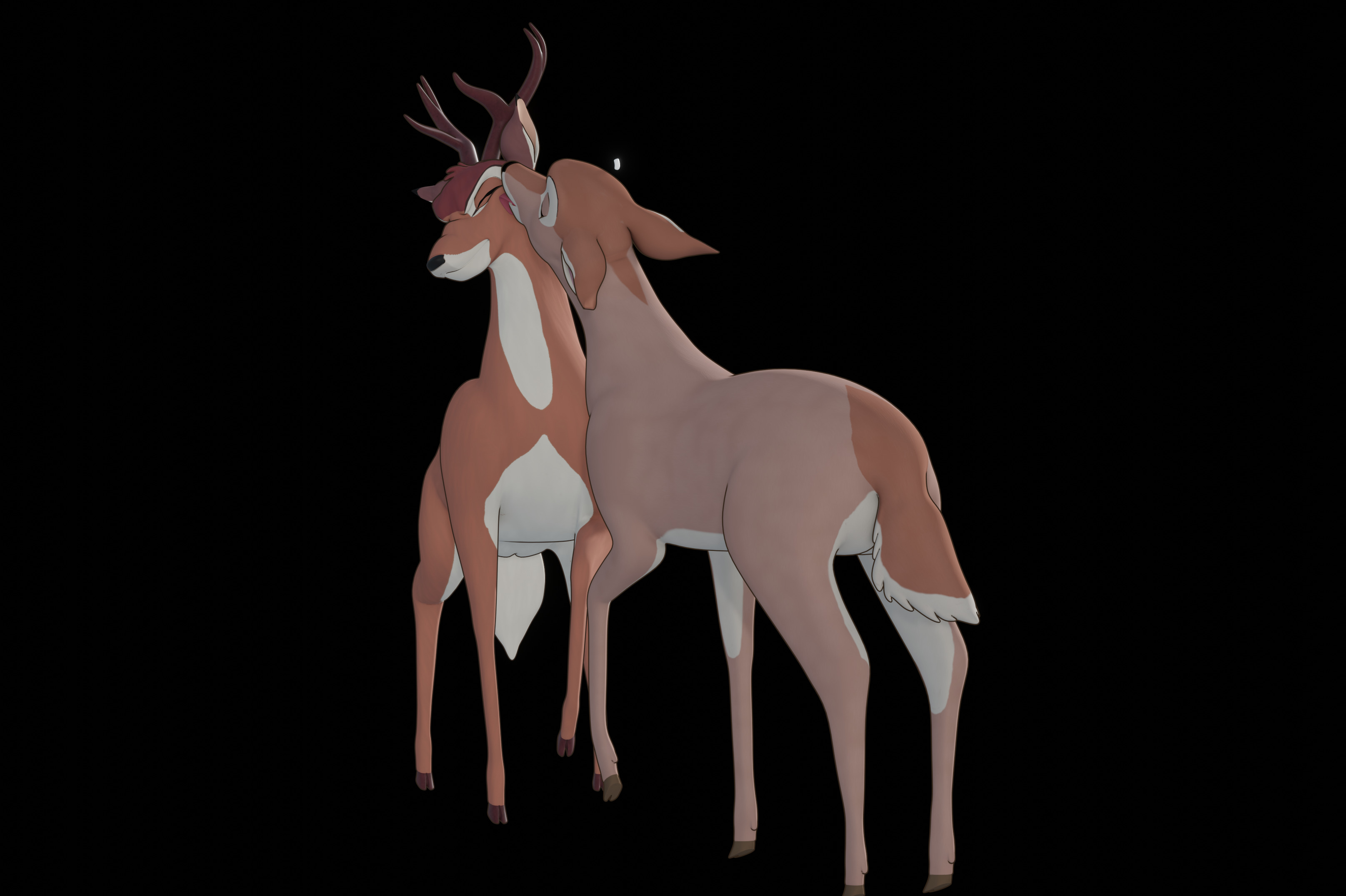 Buck Bambi  Low-poly 3D model_84