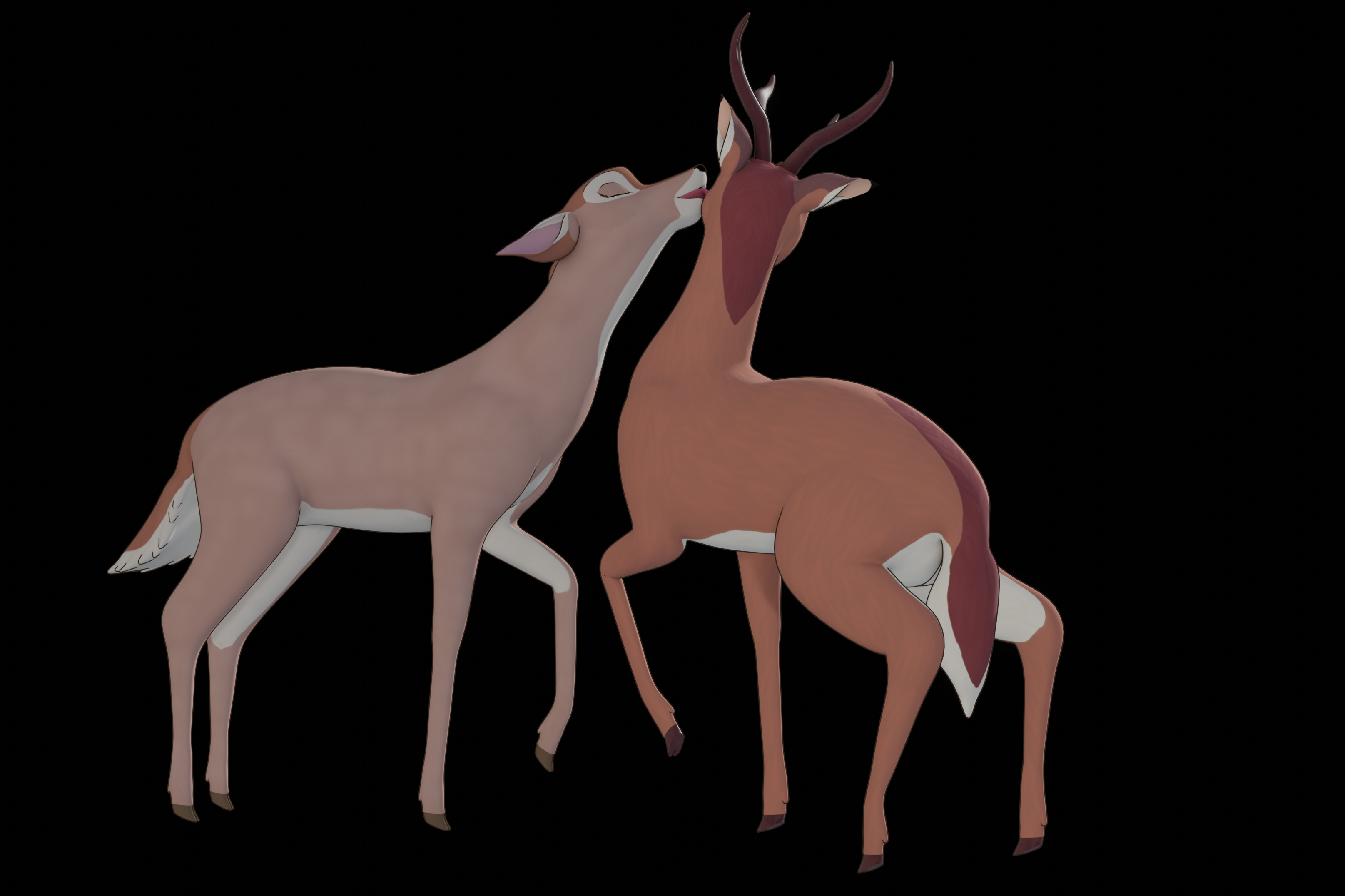 Faline Doe Low-poly 3D model_52
