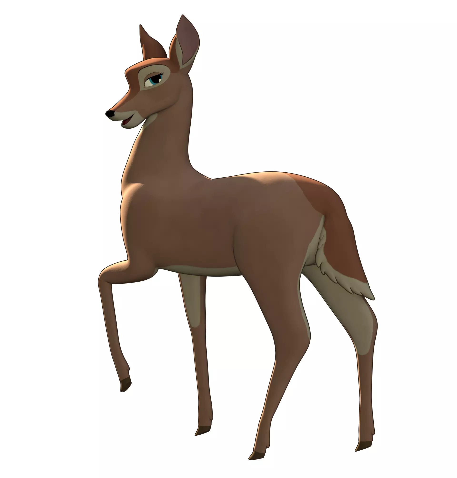 Faline Doe Low-poly 3D model_0