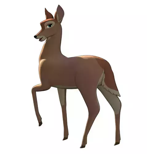 Faline Doe Low-poly 3D model