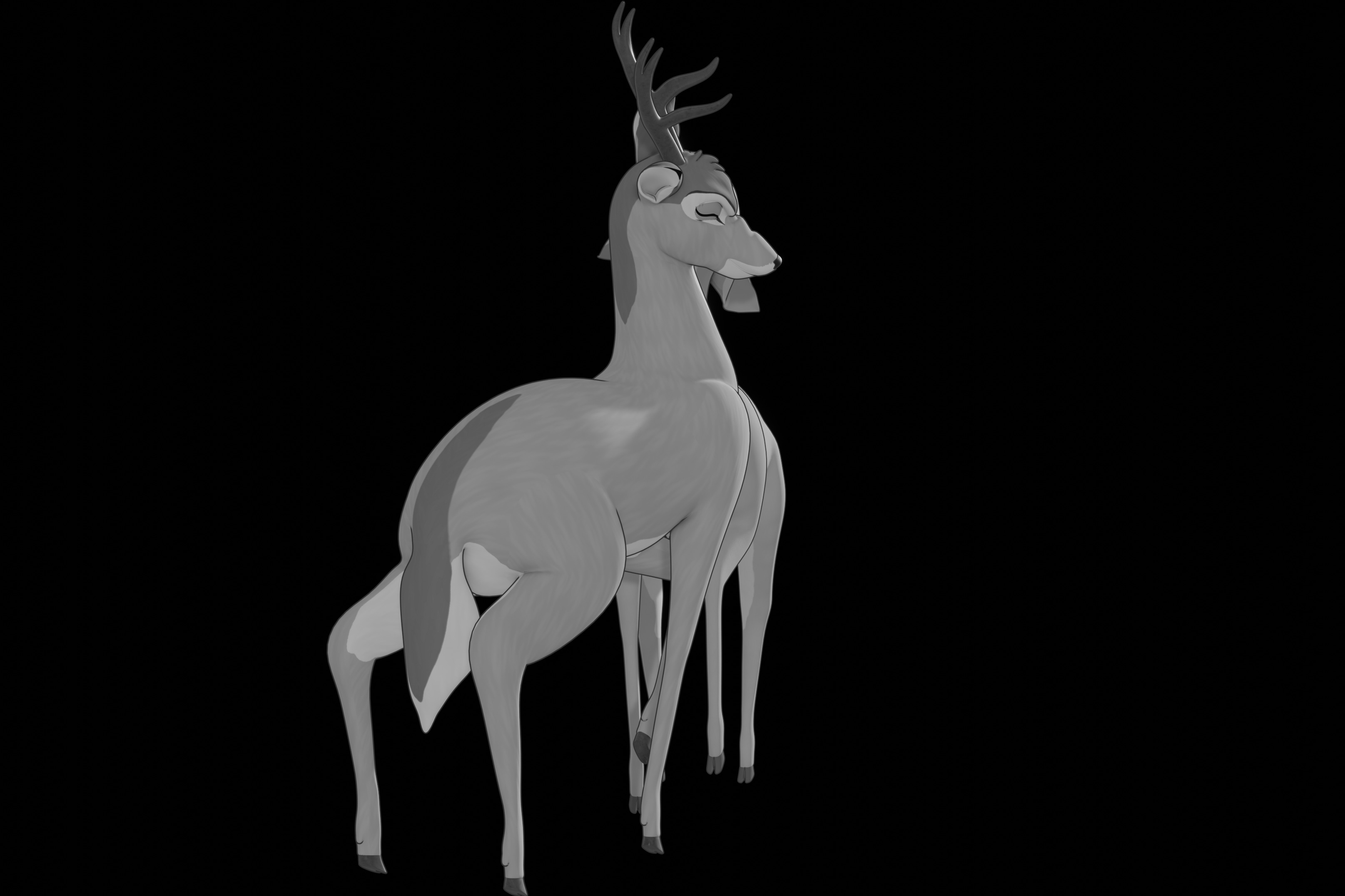 Faline Doe Low-poly 3D model_37
