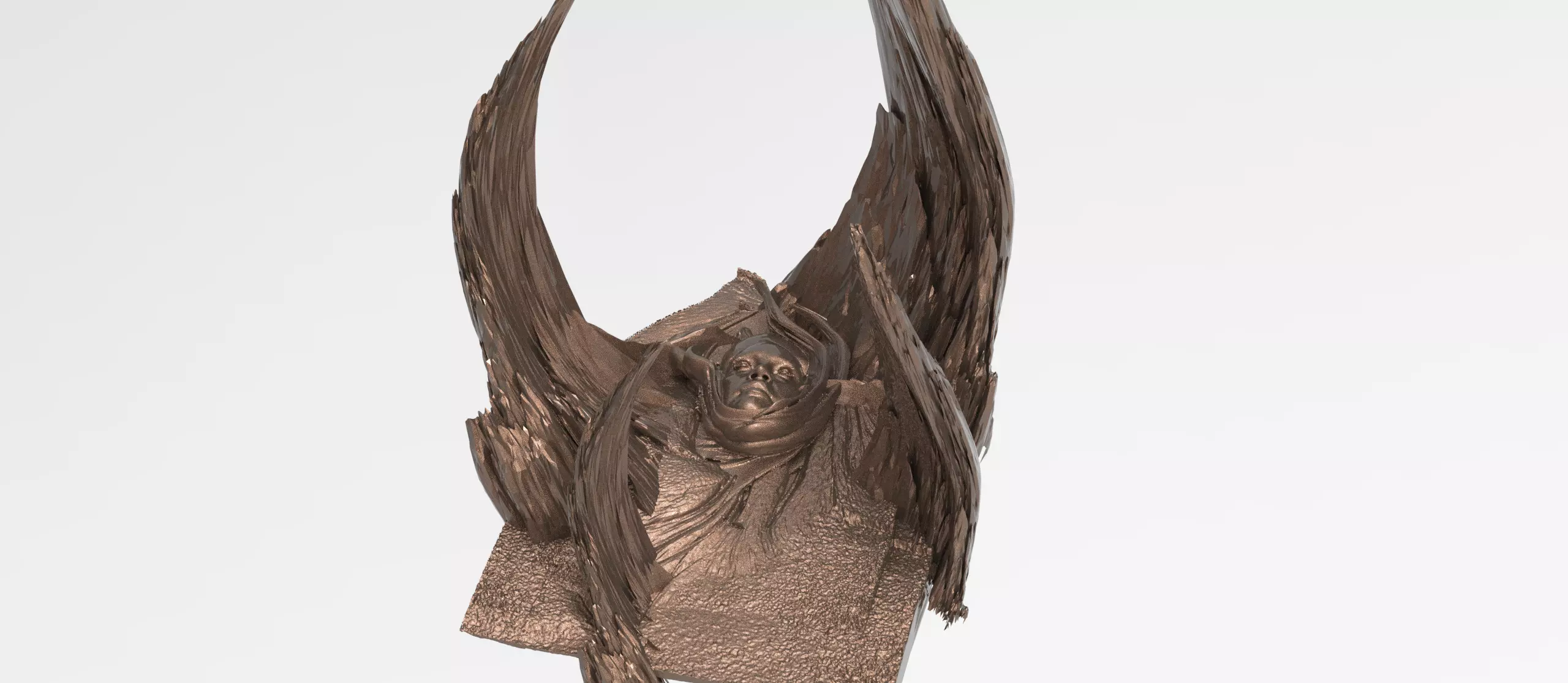 Alien desert Emporess ruins 1 3D model_0