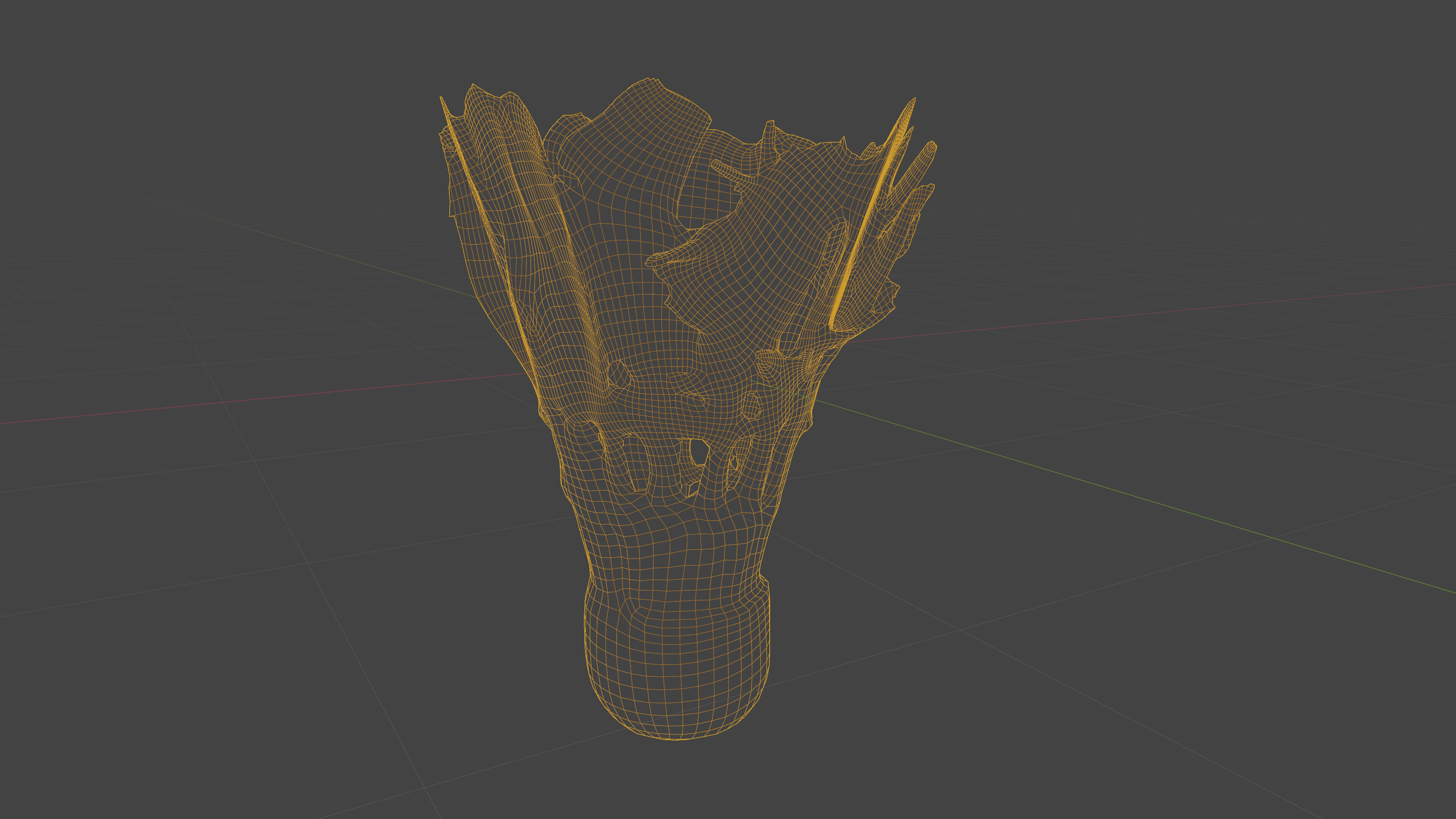 Scanned badminton shuttlecock Low-poly 3D model_22