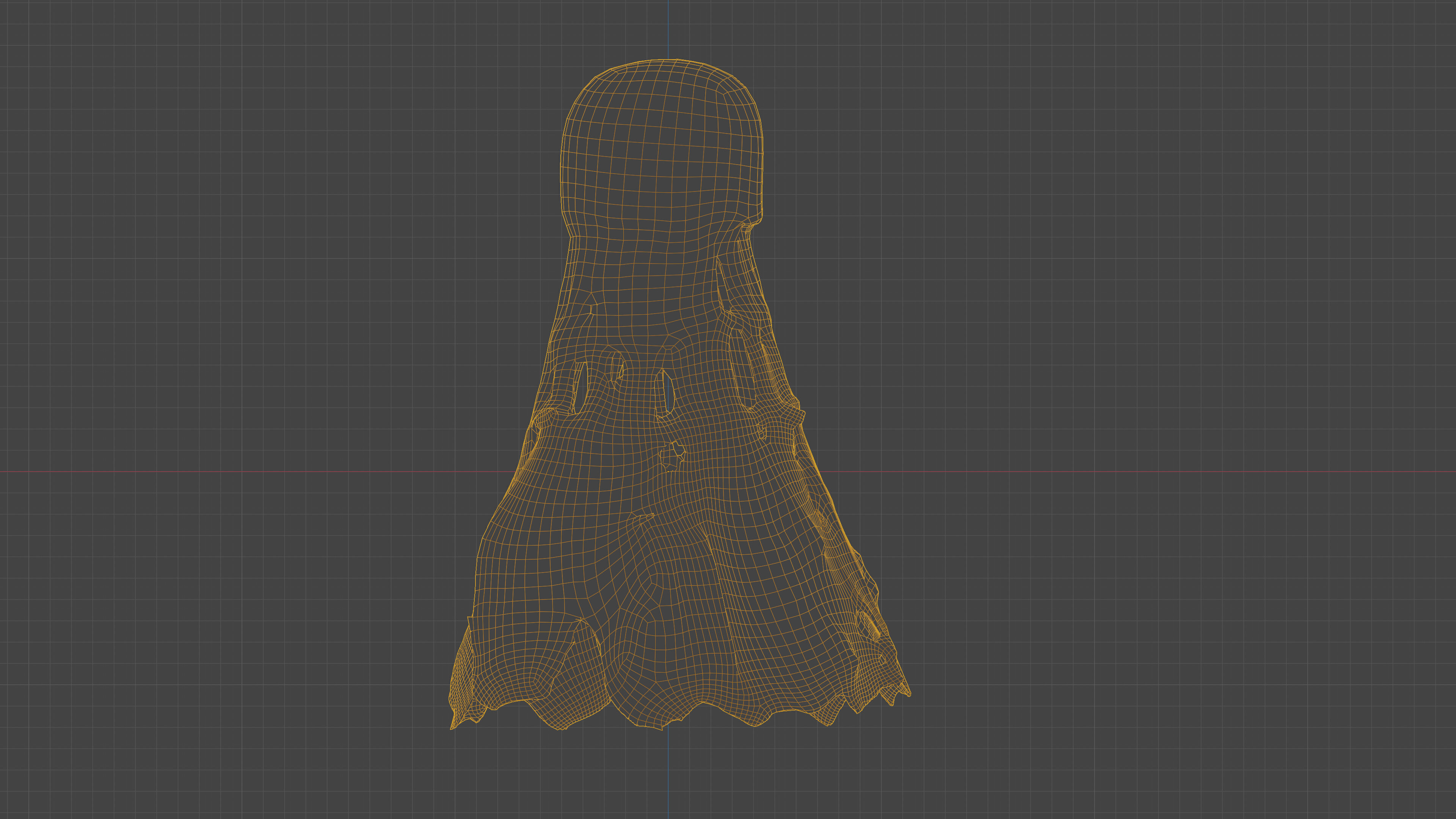 Scanned badminton shuttlecock Low-poly 3D model_24