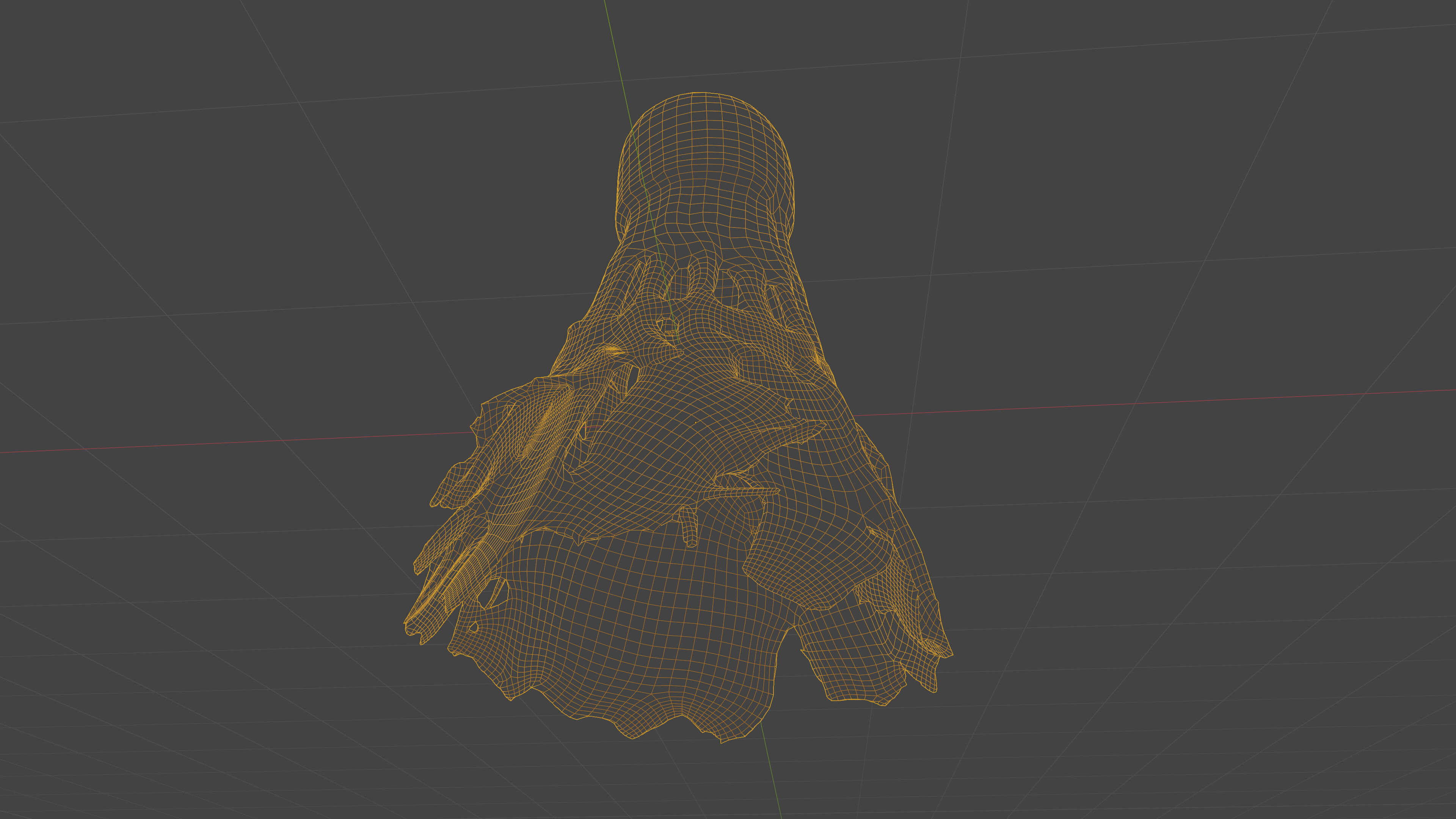 Scanned badminton shuttlecock Low-poly 3D model_19