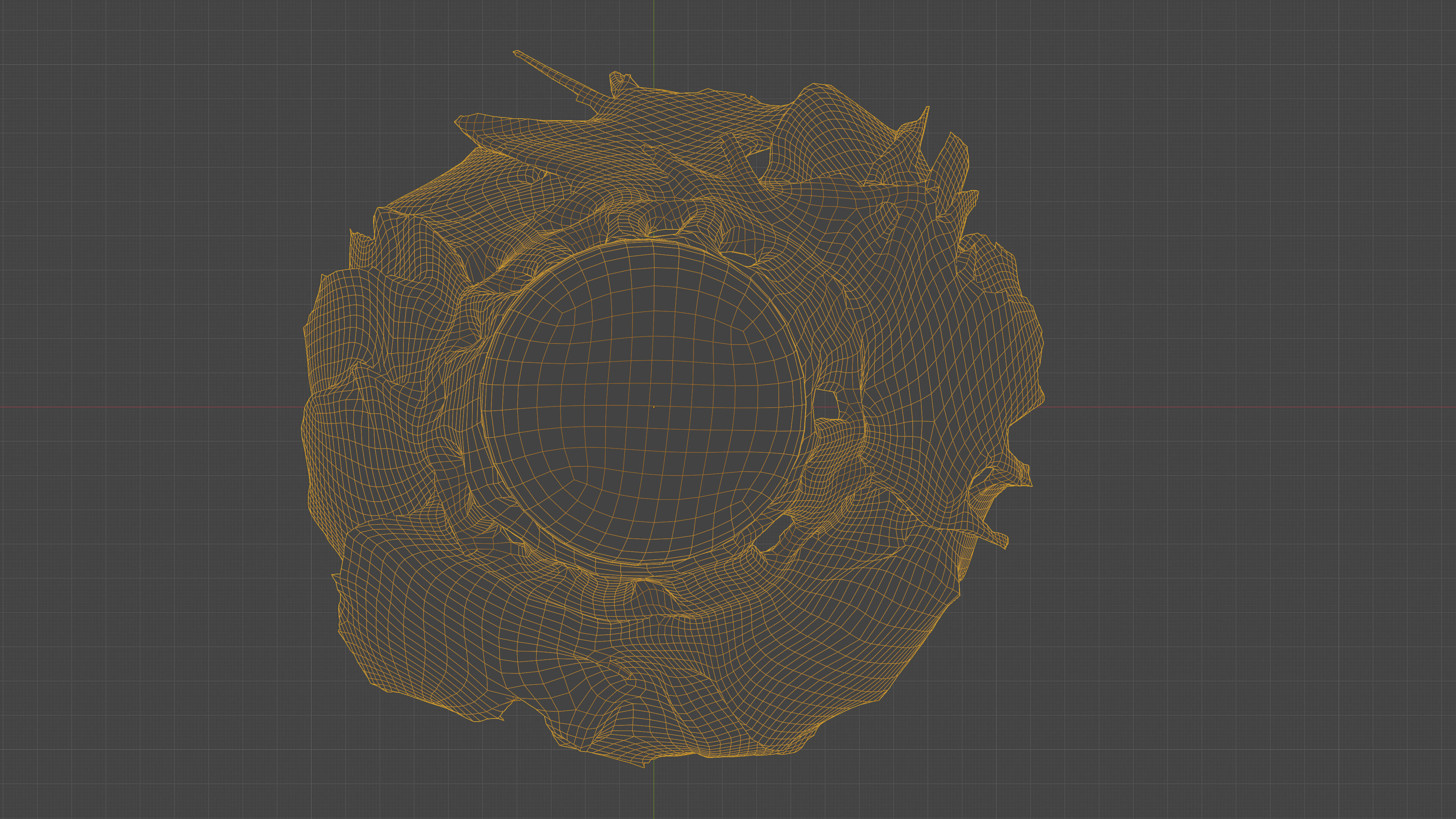 Scanned badminton shuttlecock Low-poly 3D model_23