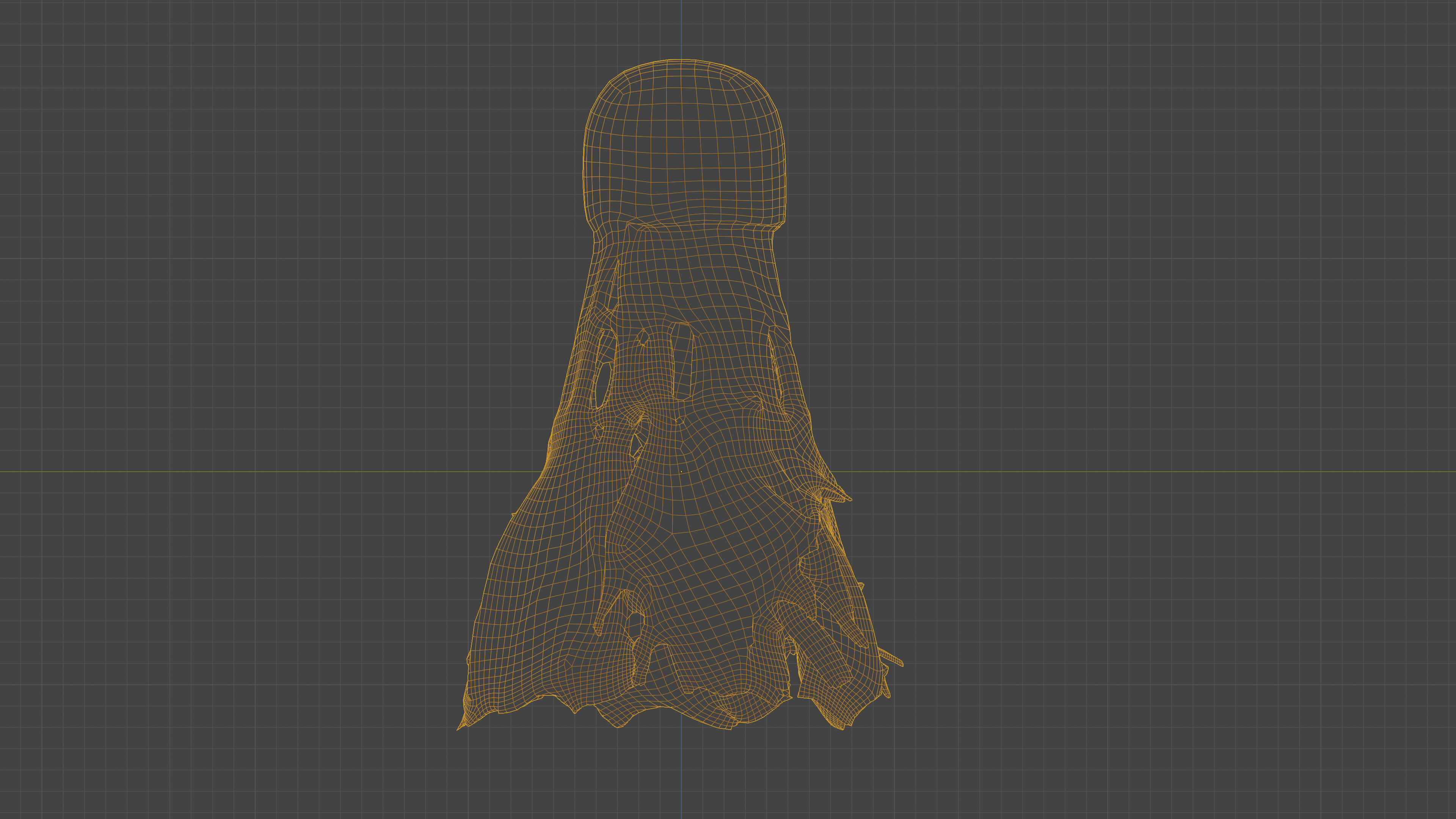 Scanned badminton shuttlecock Low-poly 3D model_20