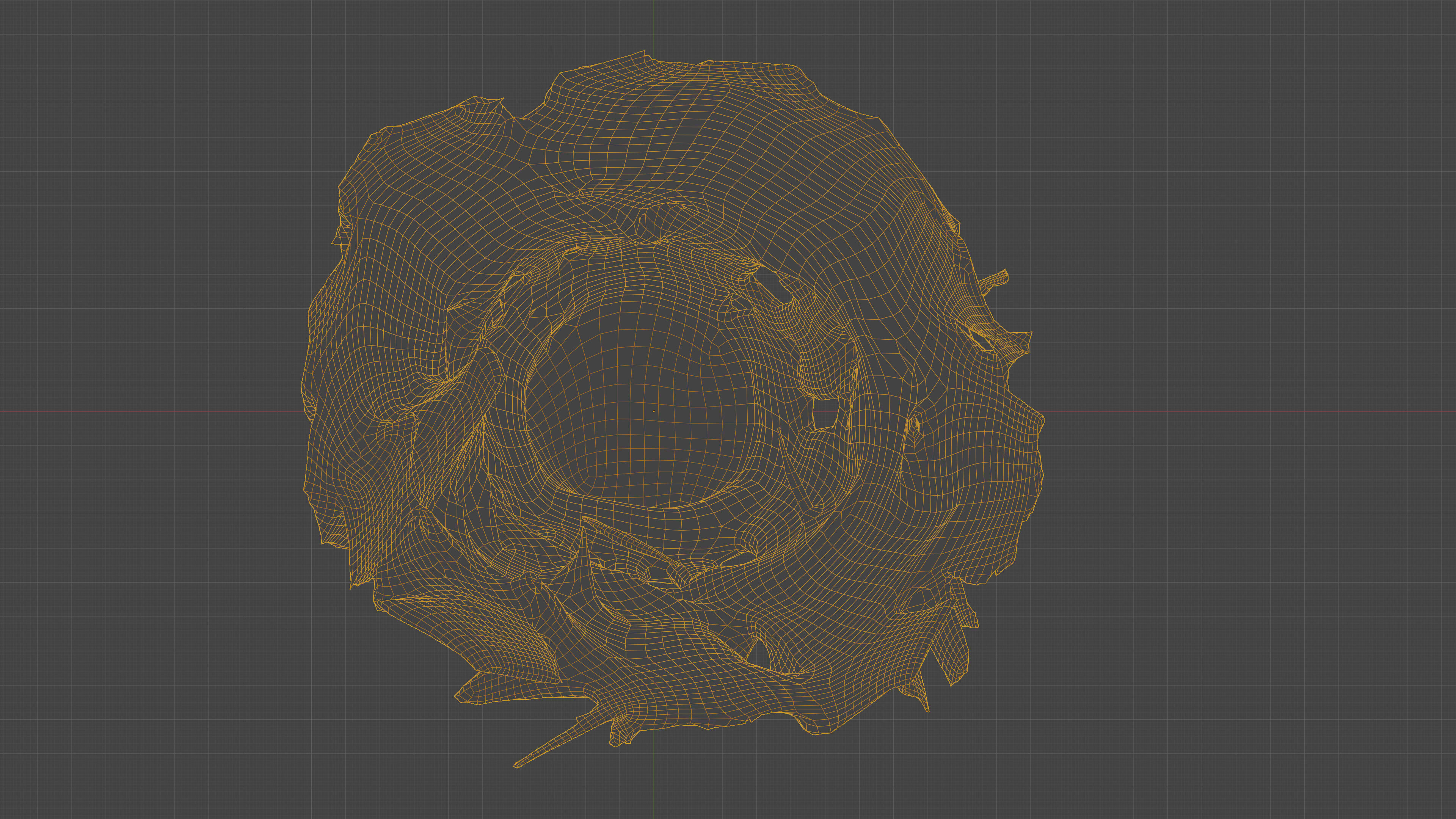 Scanned badminton shuttlecock Low-poly 3D model_21