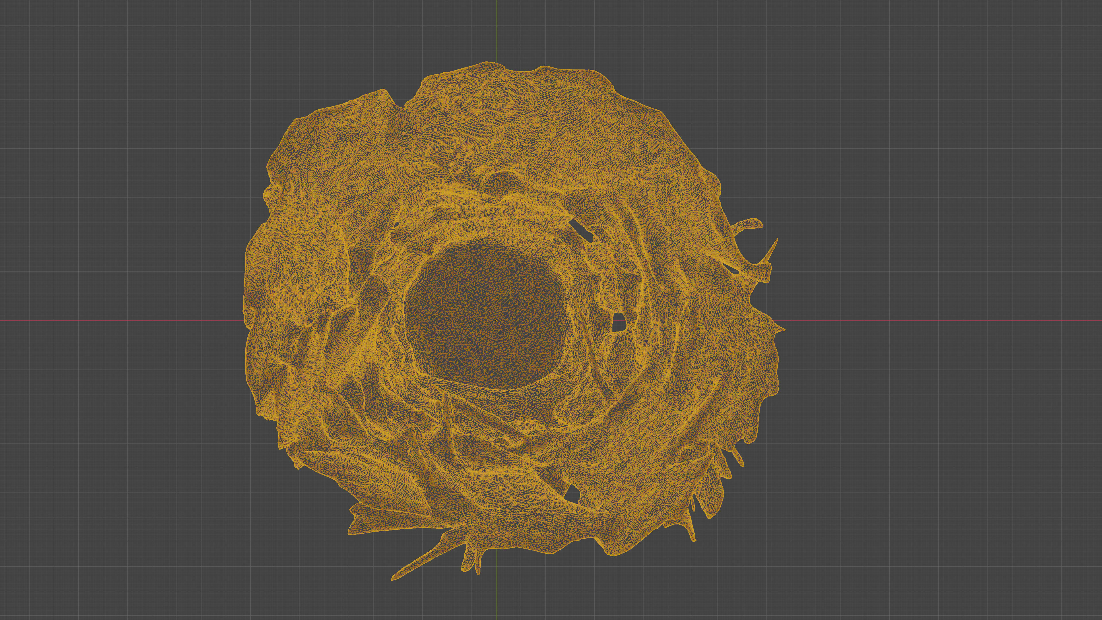 Scanned badminton shuttlecock Low-poly 3D model_18